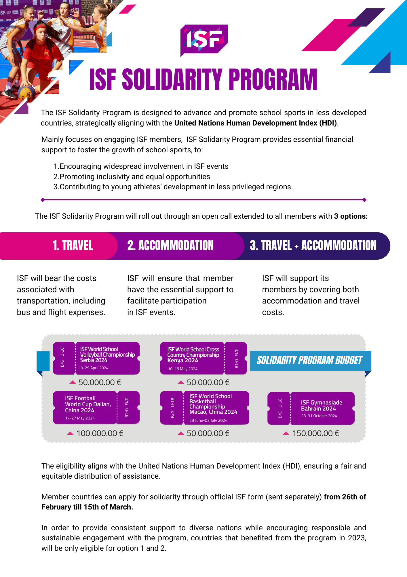 ISF SOLIDARITY PROGRAM.png ISF Solidarity Program poster