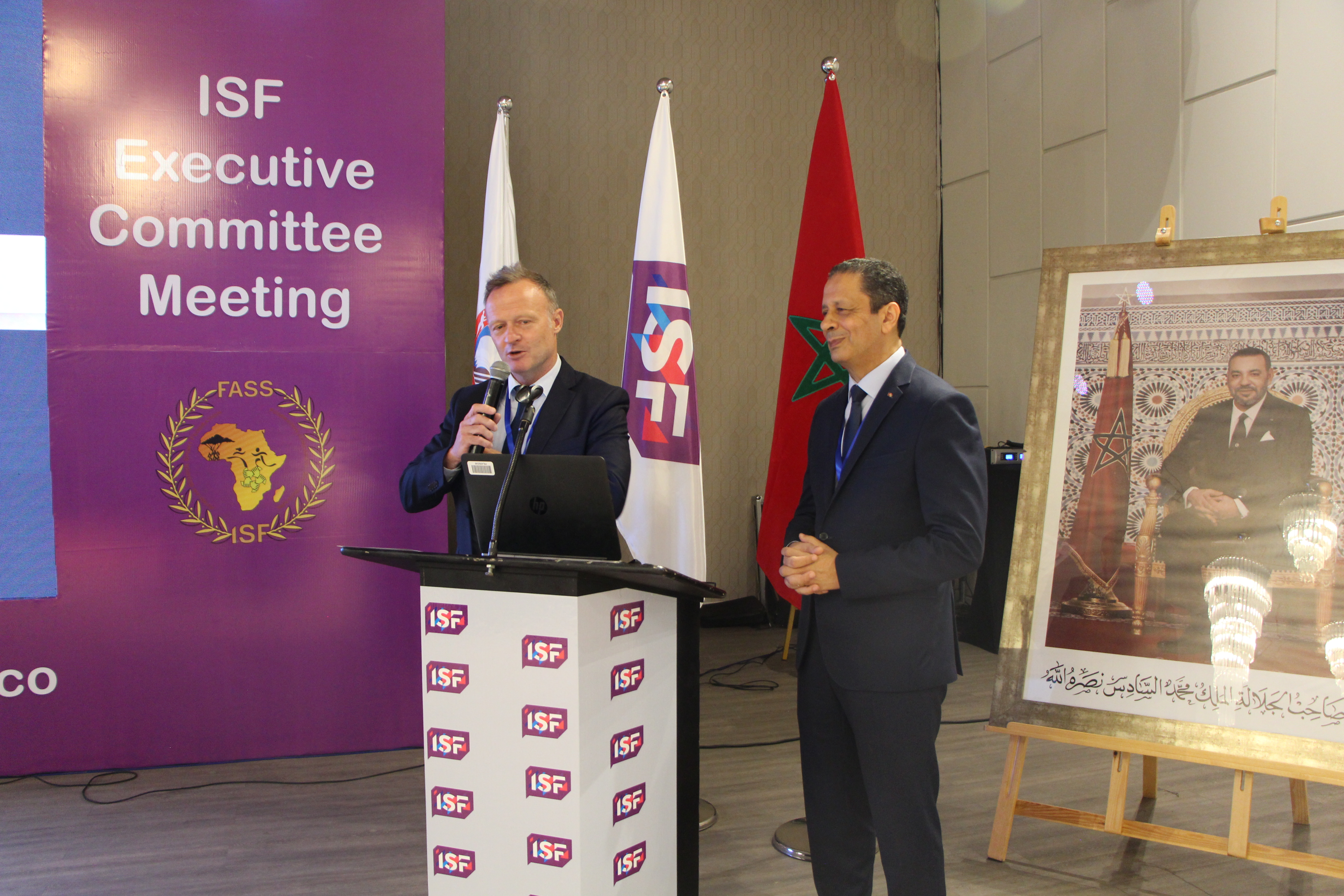ISF President Petrynka Welcoming EC ISF
