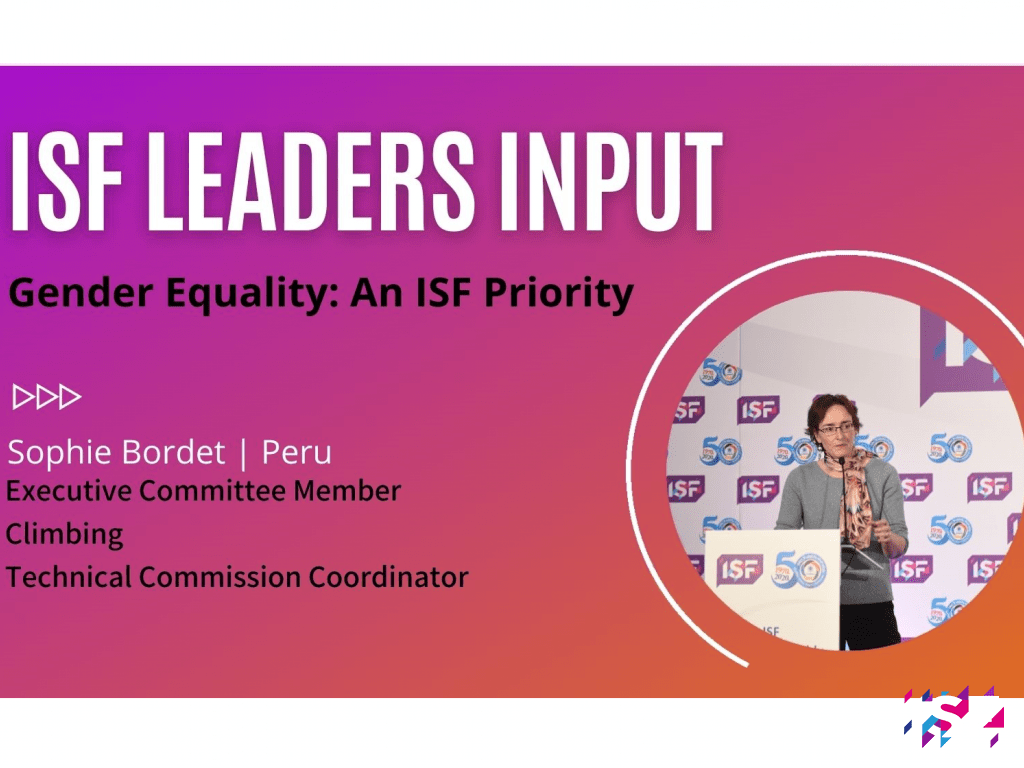 Gender Equality: An ISF Priority | Sophie Bordet