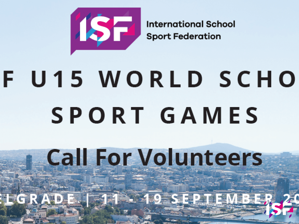 Call for volunteers - ISF World School Sport Games U15