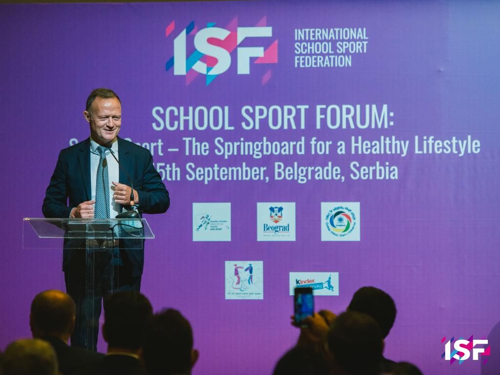 ISF President Laurent Petrynka - ISF School Sport Forum