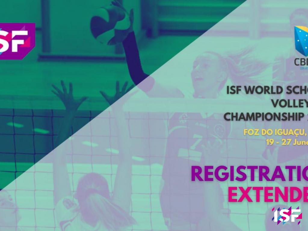 ISF WSC Volleyball Registration Extended