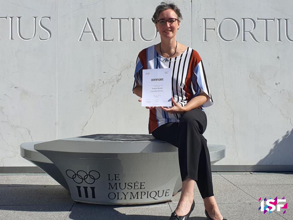 ISF EC Member Sophie Bordet IOC Safeguarding Officer