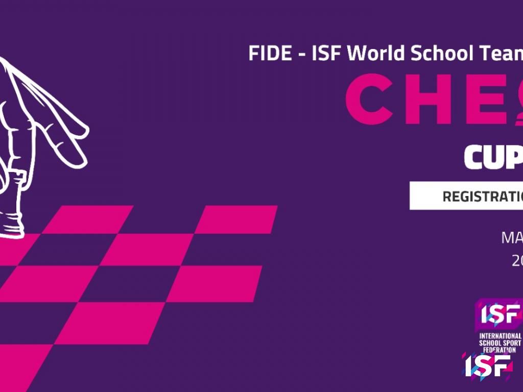 FIDE - ISF World School Teams Online Chess Cup 2023 Banner