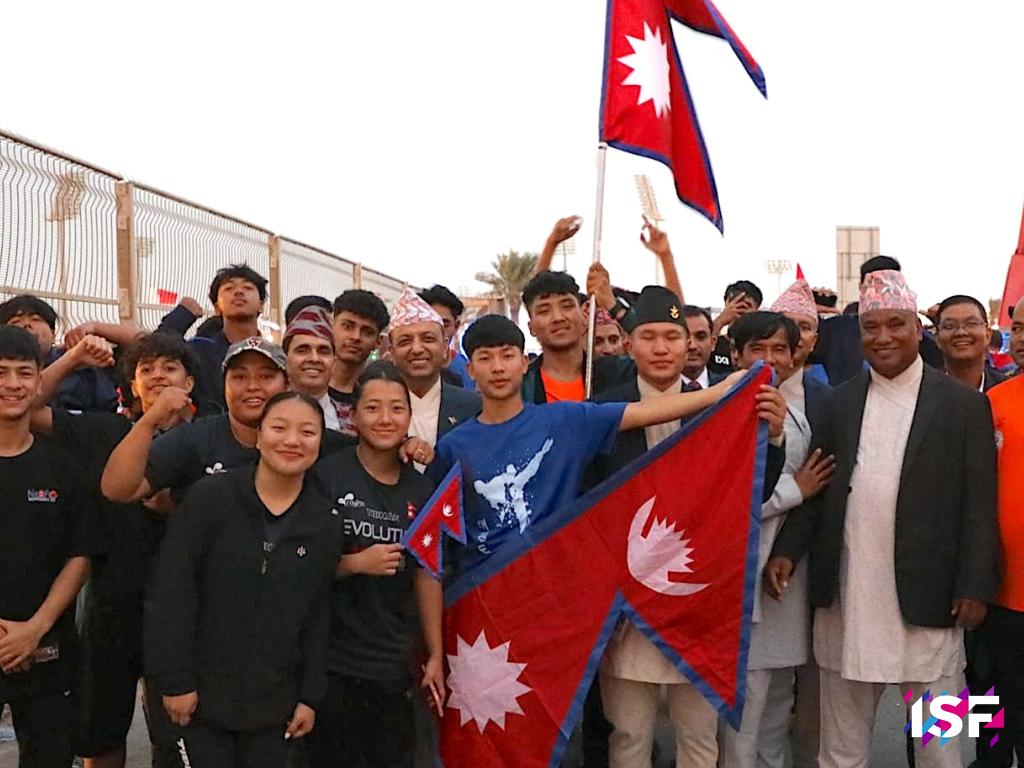 Nepal in Gymnasiade Bahrain 2024