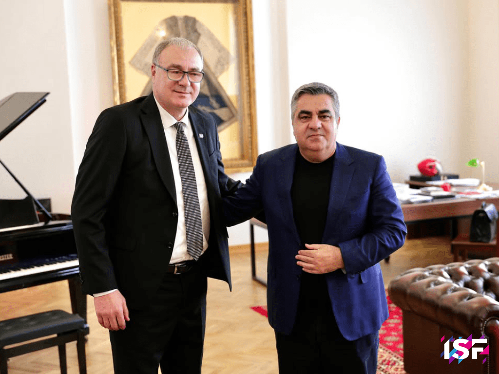 ISF president Albania Sport Minister Gymnasiade
