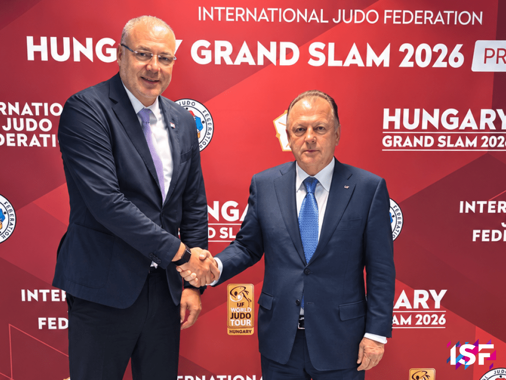ISF President Željko Tanasković IJF President Marius Vizer