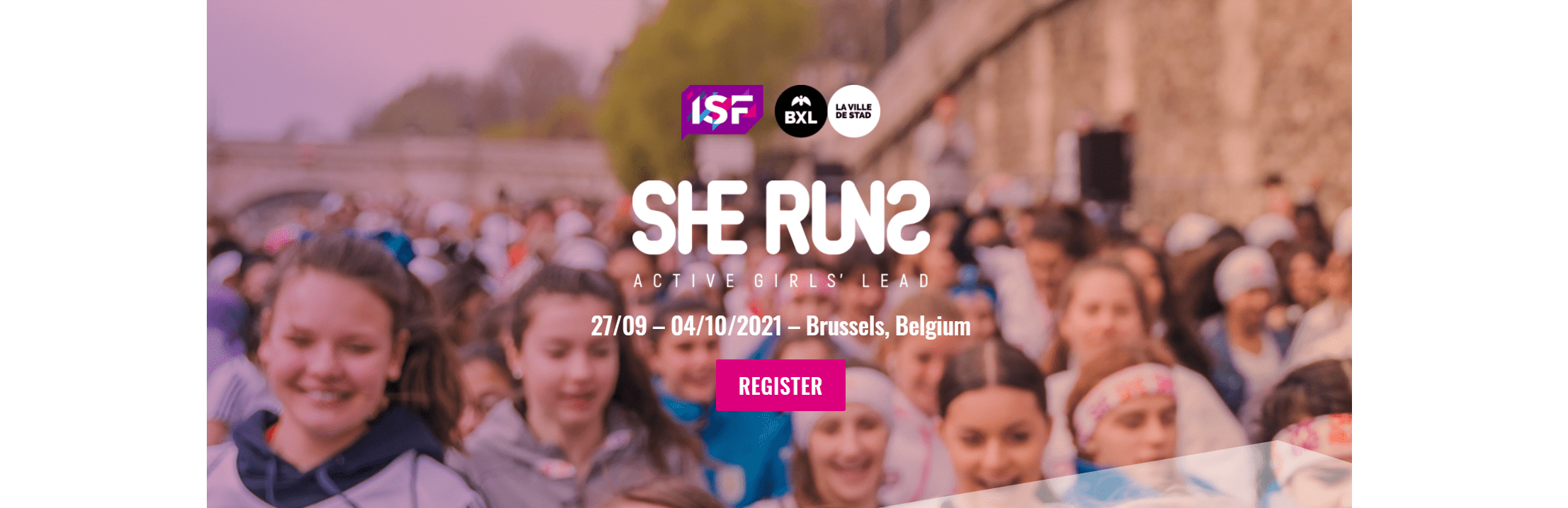 Welcome to the ISF She Runs Event Webpage