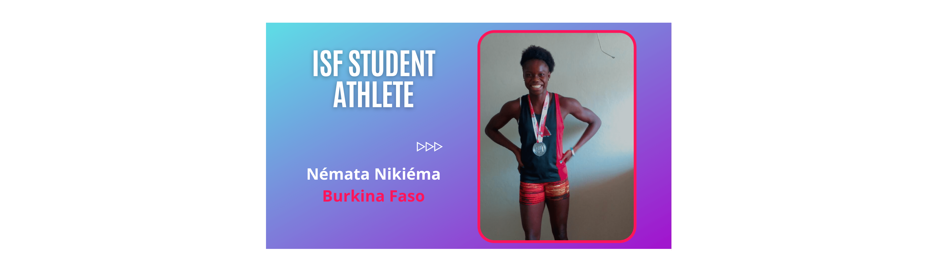 Burkina Faso Student Athlete Studying and Competing in Brazil