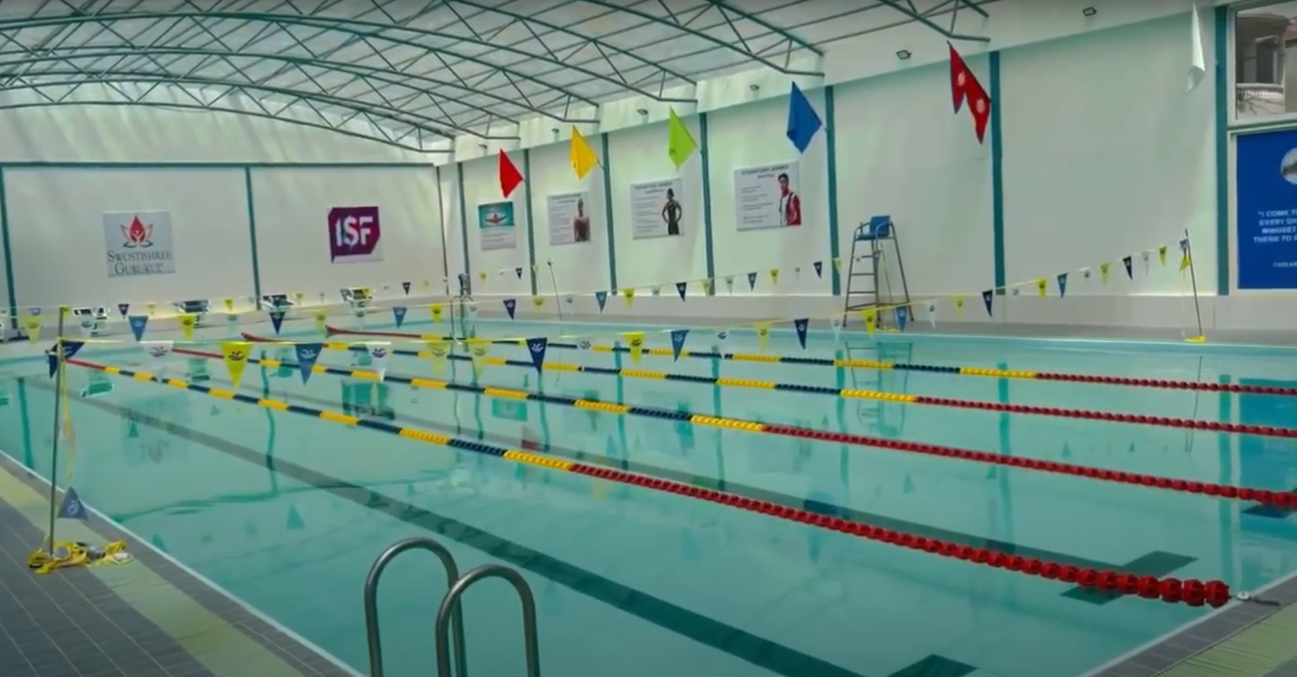 Nepal School Sports Federation Attend School Swimming Pool Inauguration