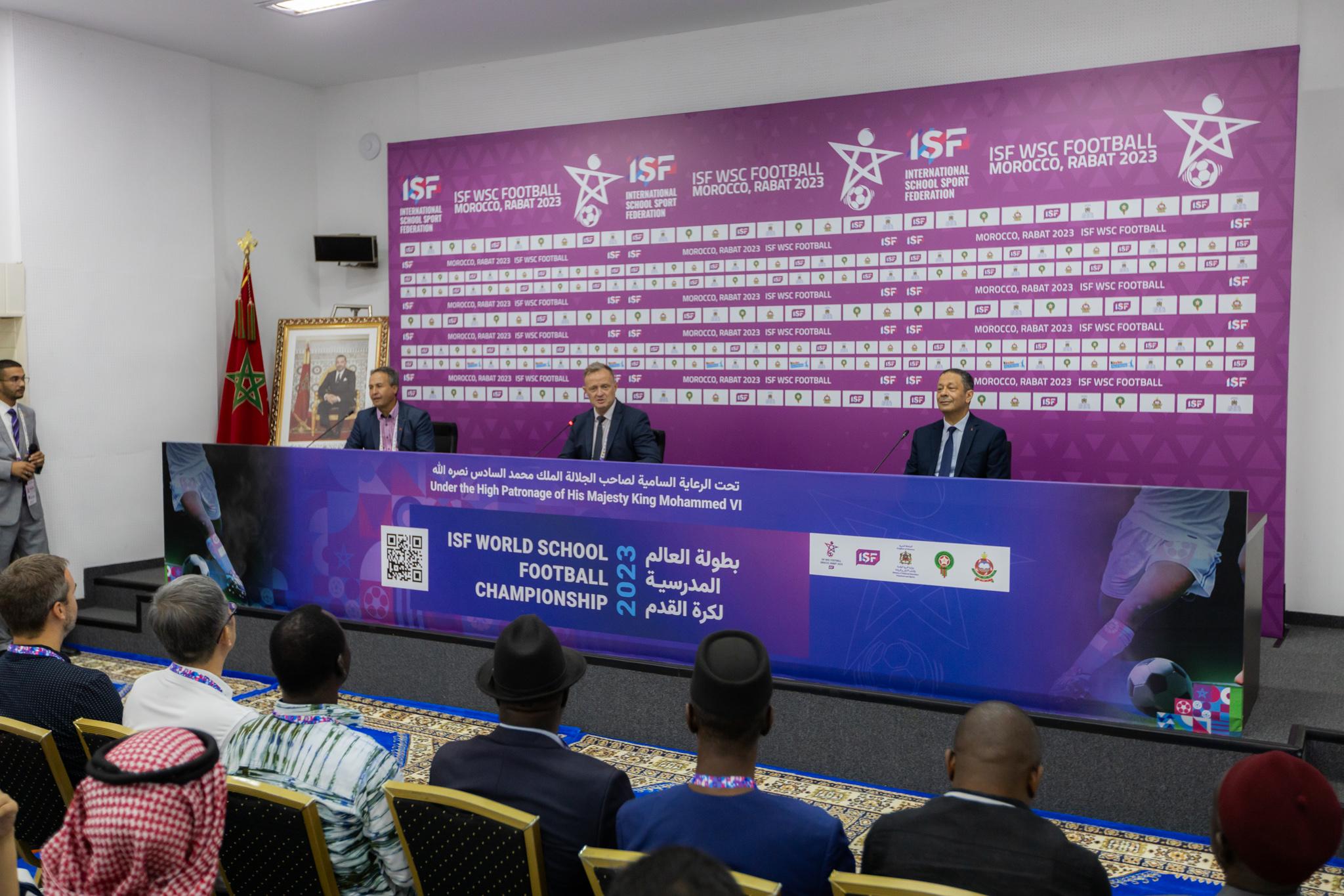 Press Conference - ISF WSC Football
