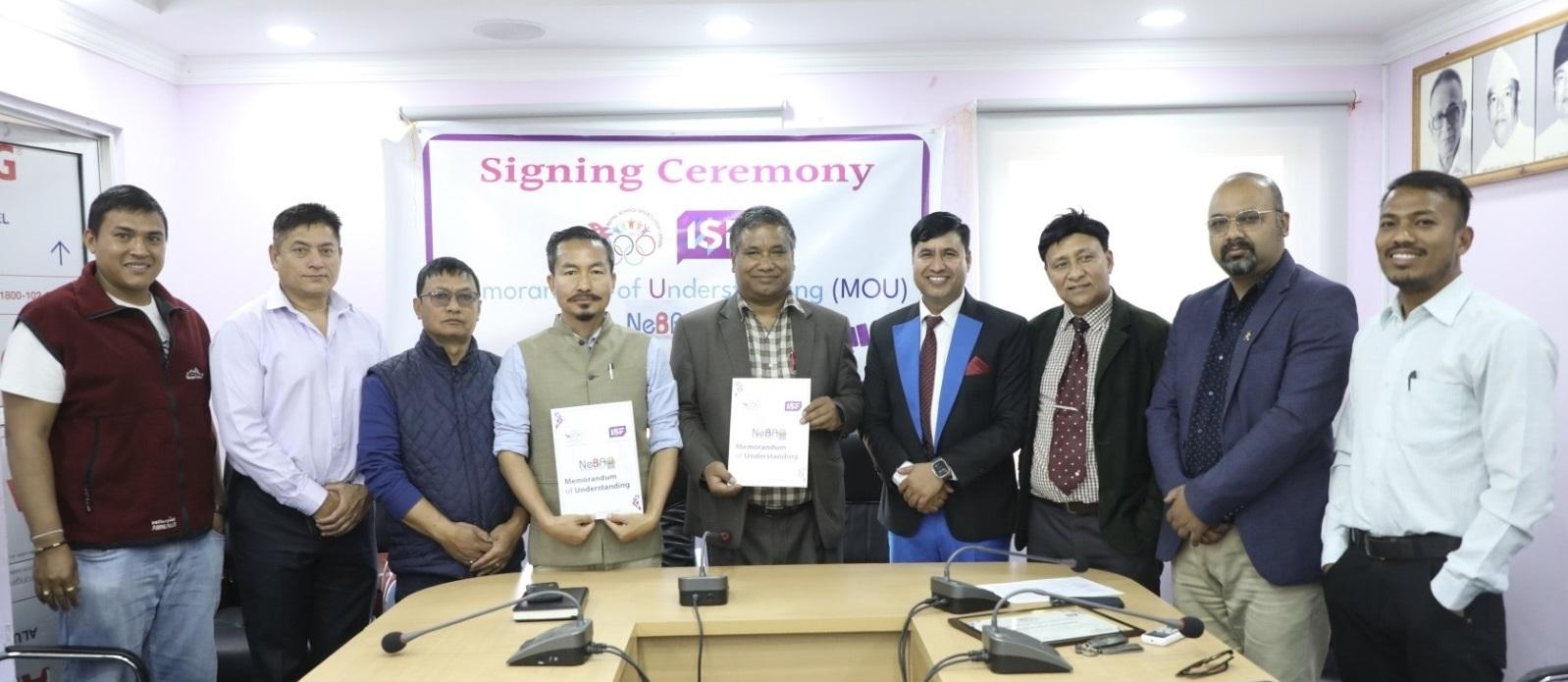 NeBA 1.jpg NSSF Nepal with NeBA Basketball