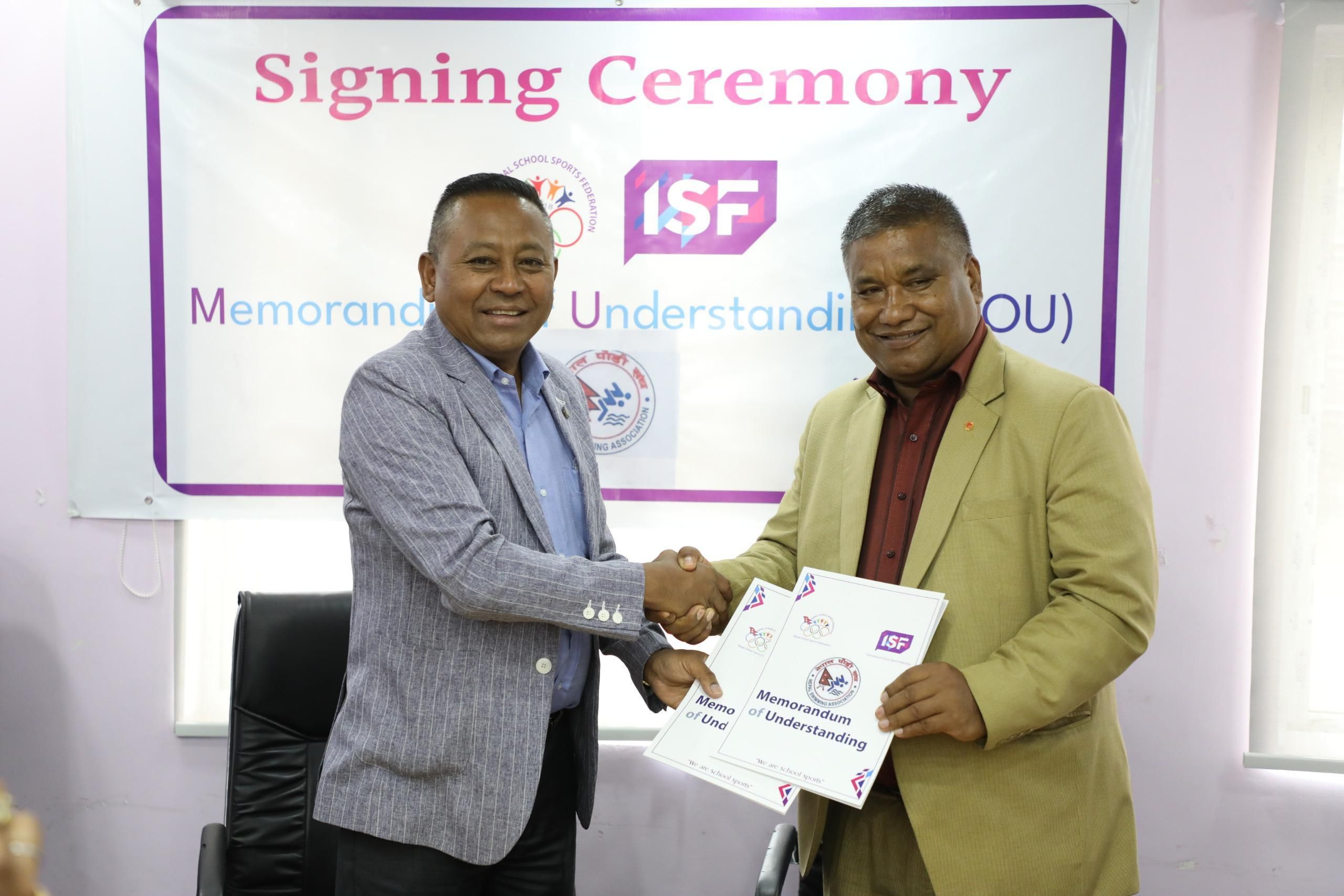 NSSF Nepal Swimming Mou