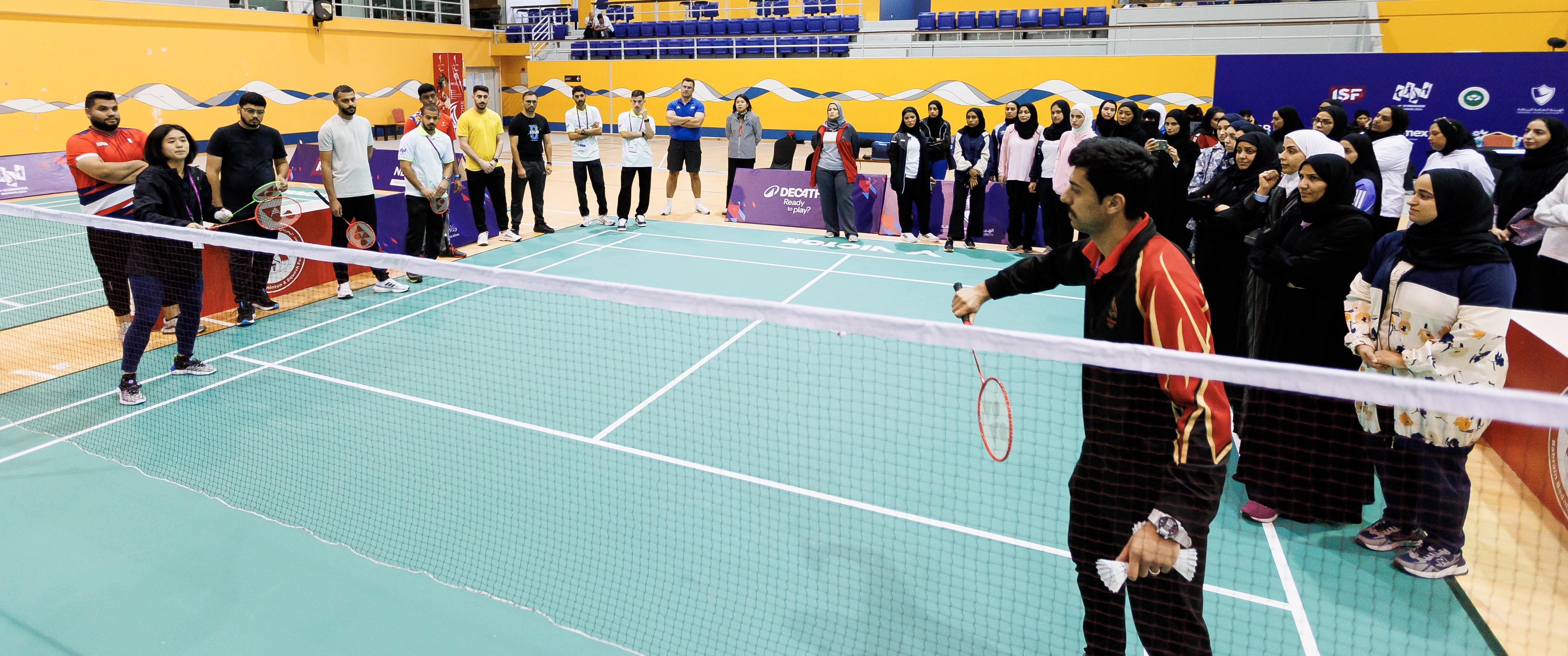 9-WRR60315 2.jpg Bahrain’s PE Teachers Embrace Innovative Sports Programs at ISF Gymnasiade Venue