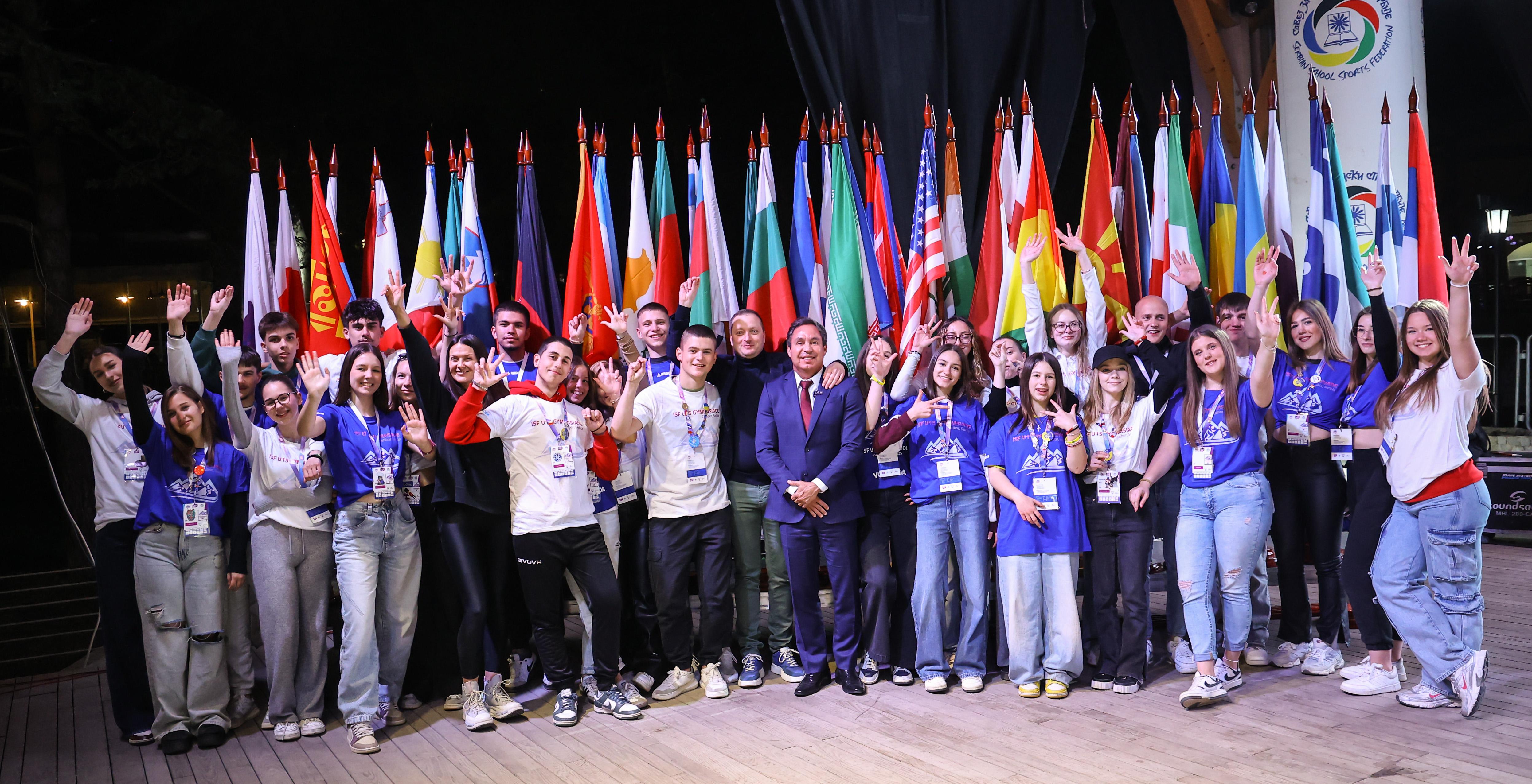 closing U15 Gymnasiade Zlatibor Serbia