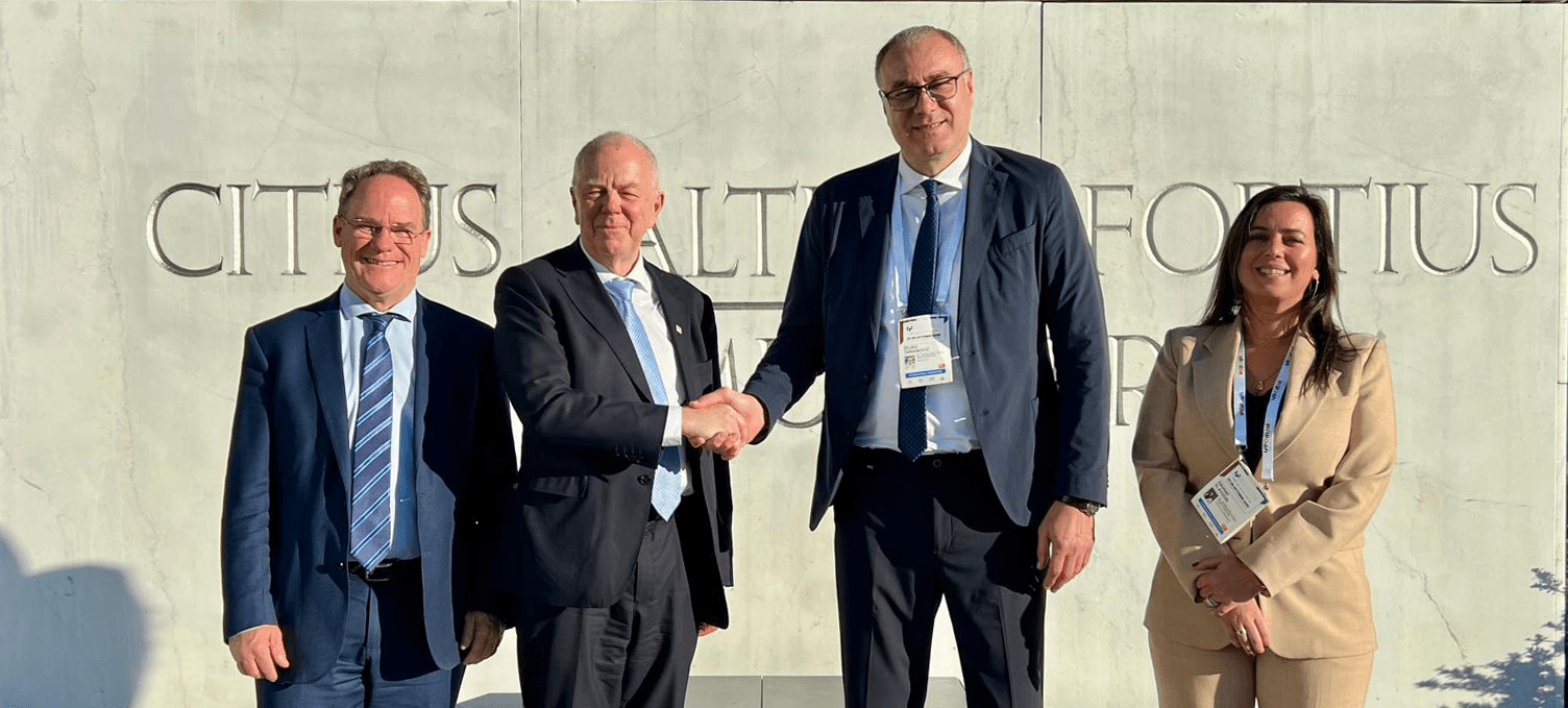 ISF IBU biathlon MoU presidents