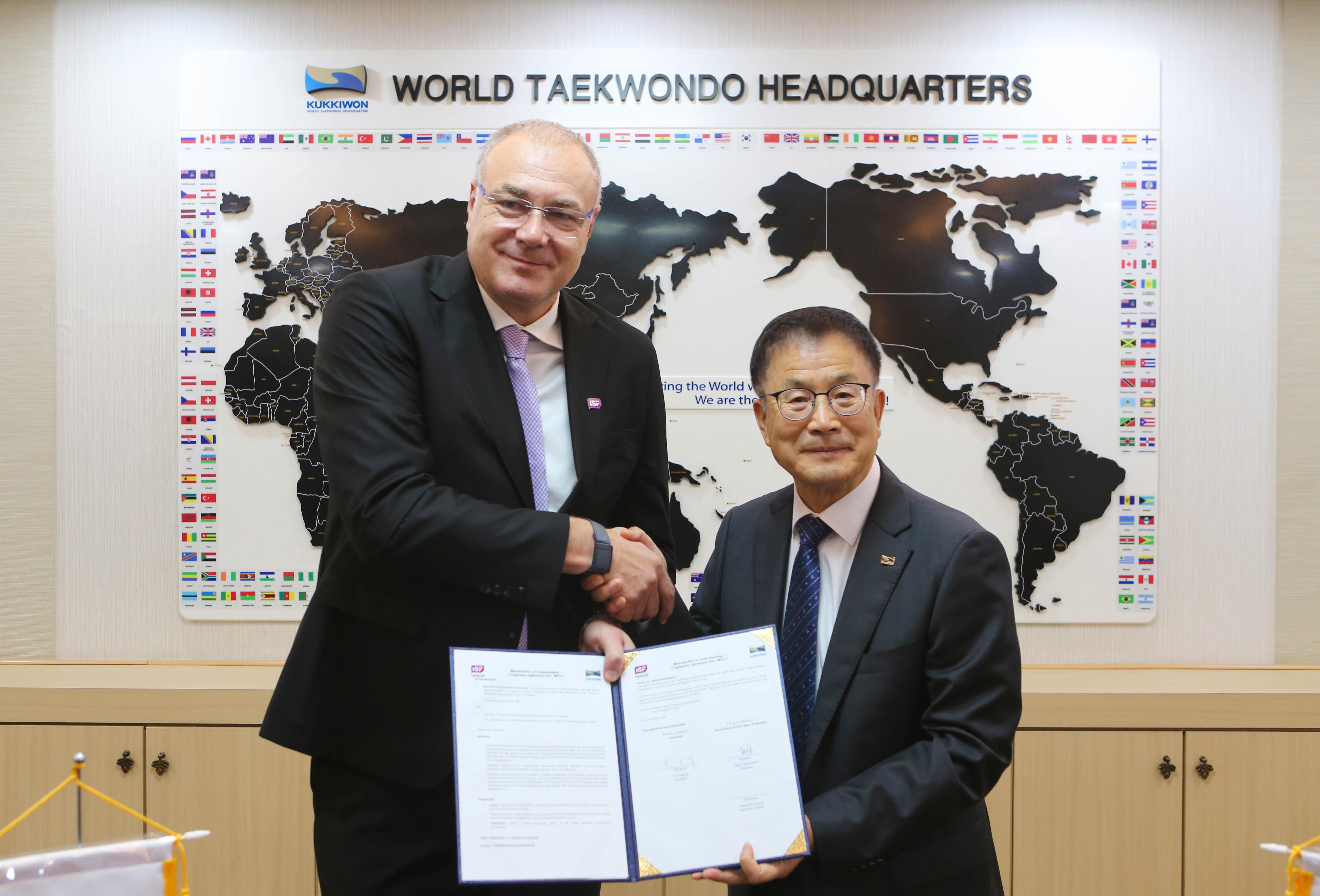 ISF president Kukkiwon President