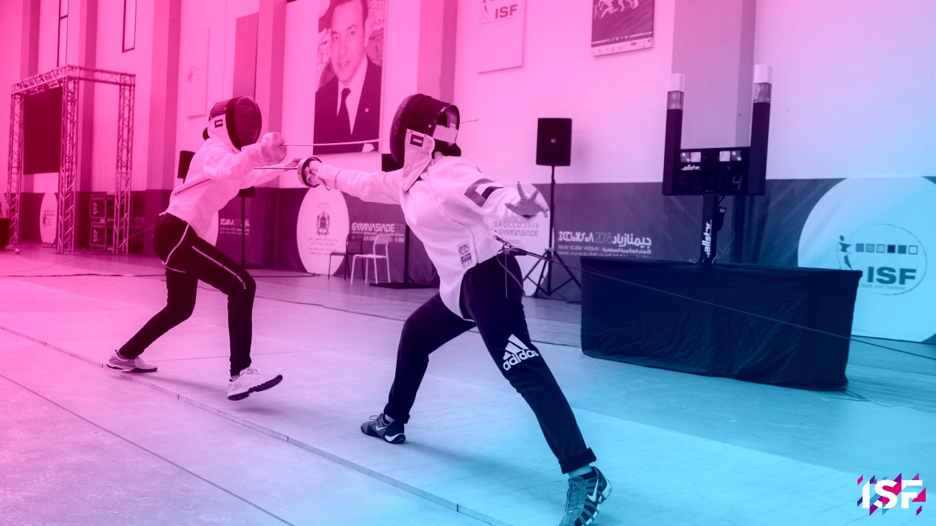 ISF GYMNASIADE MORROCO 2018 FENCING 1