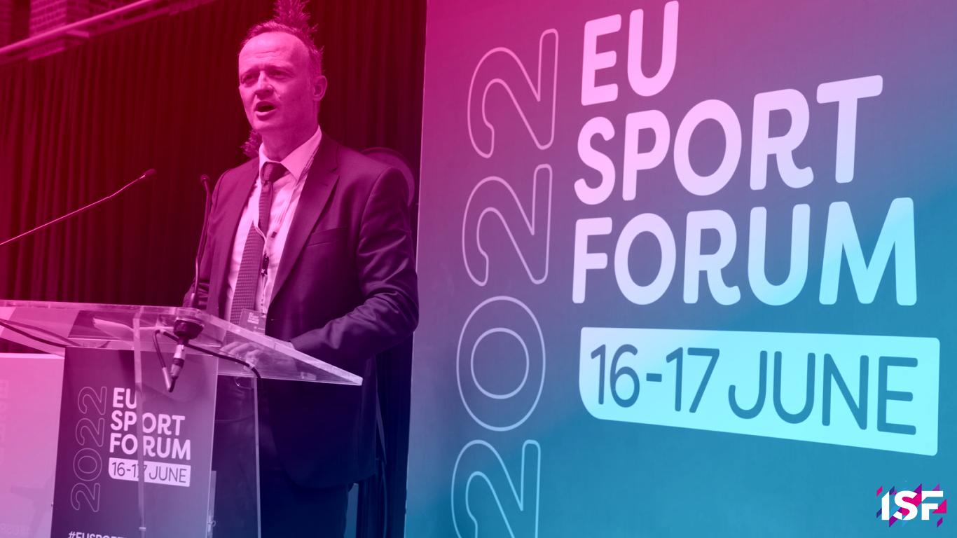 LP speaking at EU Sport Forum 2022