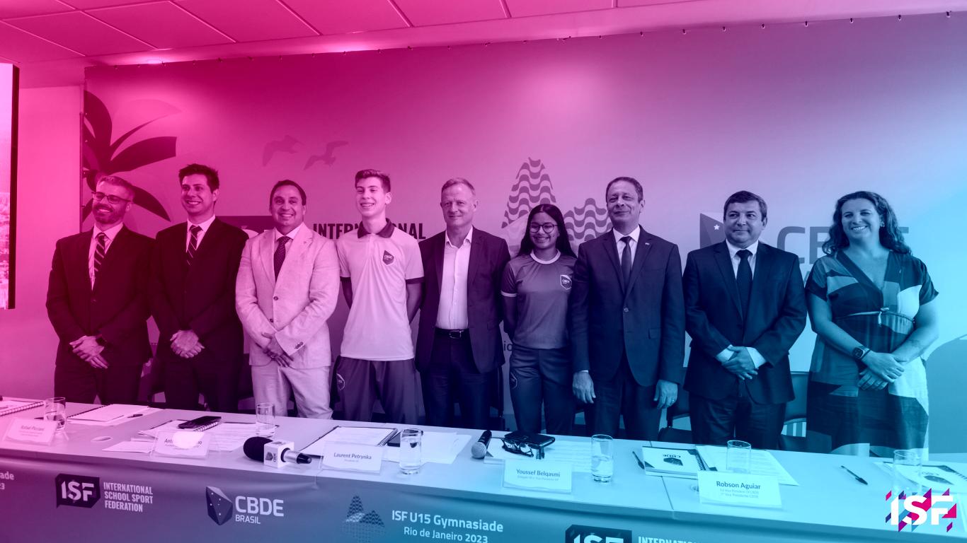 Press Conference - U15 Gymnasiade