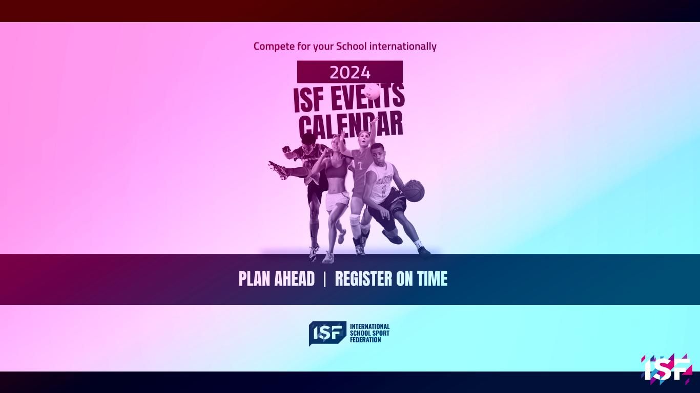 ISF EVENTS CALENDAR 2024