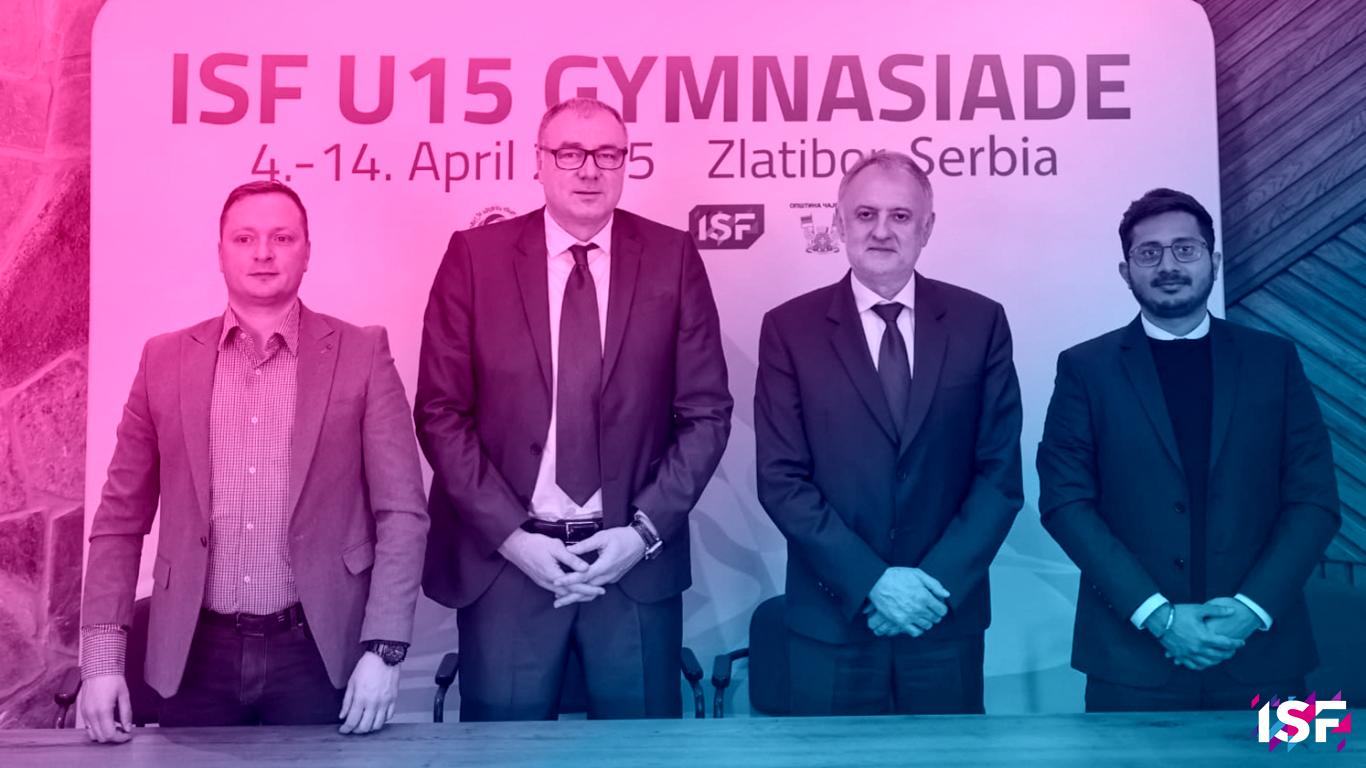ISF U15 Gymnasiade Zlatibor Serbia_First press conference