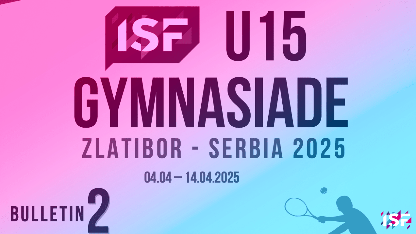U15 Gymnasiade Zlatibor 2025 Bulletin 2 cover