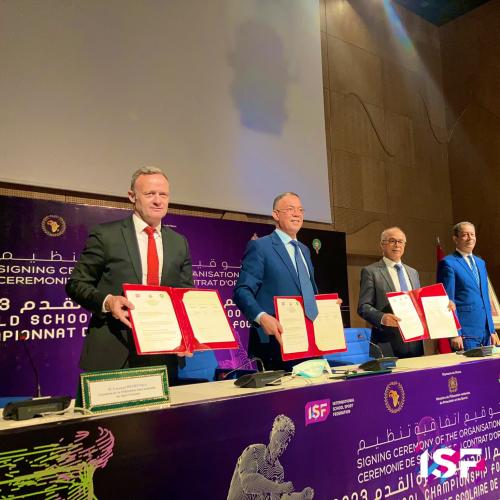 Signing of ISF WSC Football 2023