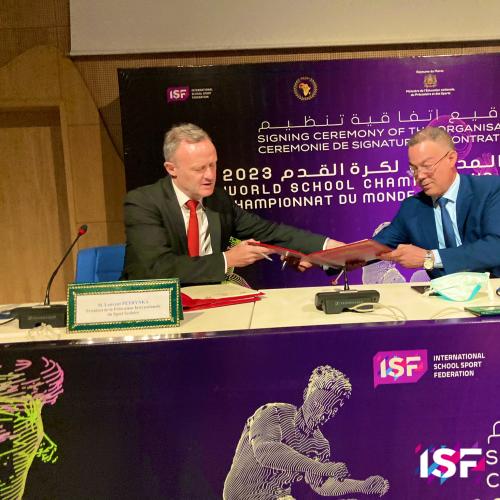 Signing of ISF WSC Football 2023