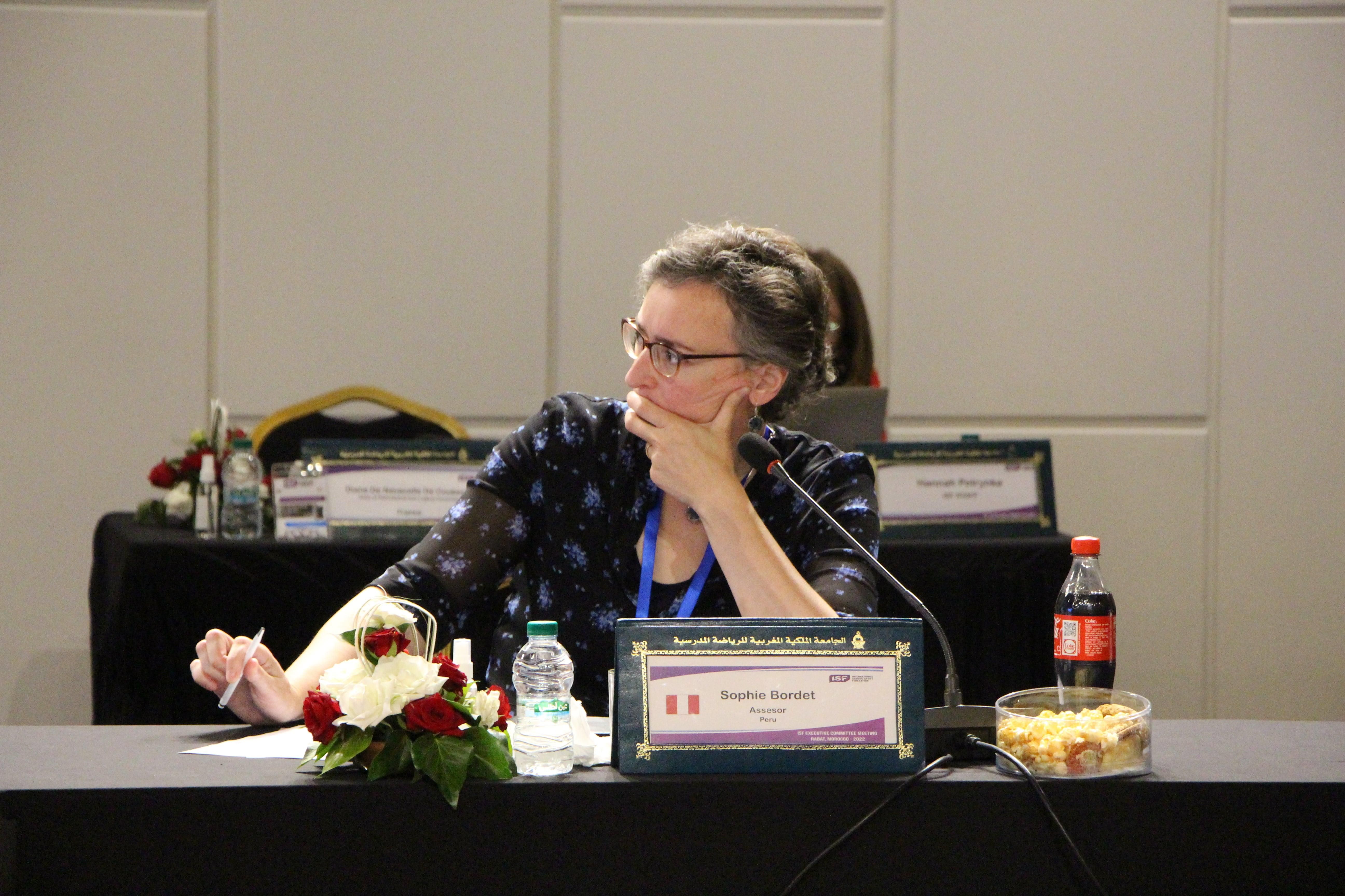 ISF Integrity Committee Chair Sophie Bordet
