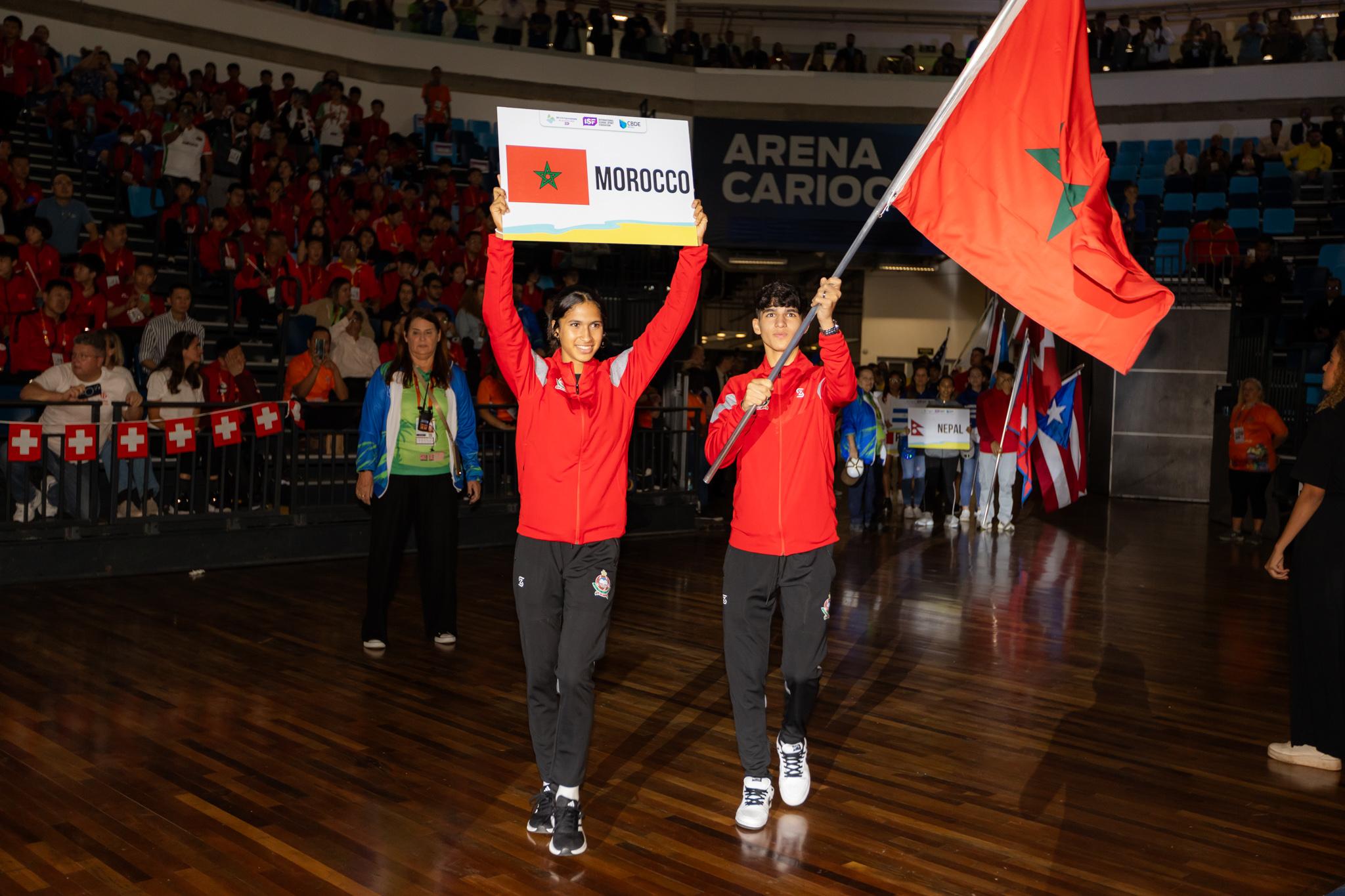 Morocco - Parade ISF U15 Gymnasiade Brazil 2023