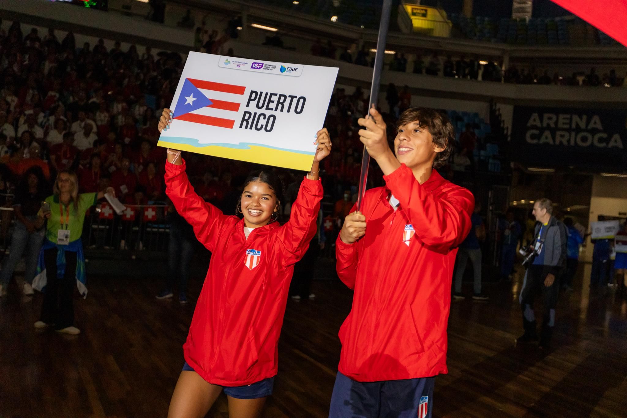 Puerto Rico - Parade ISF U15 Gymnasiade Brazil 2023