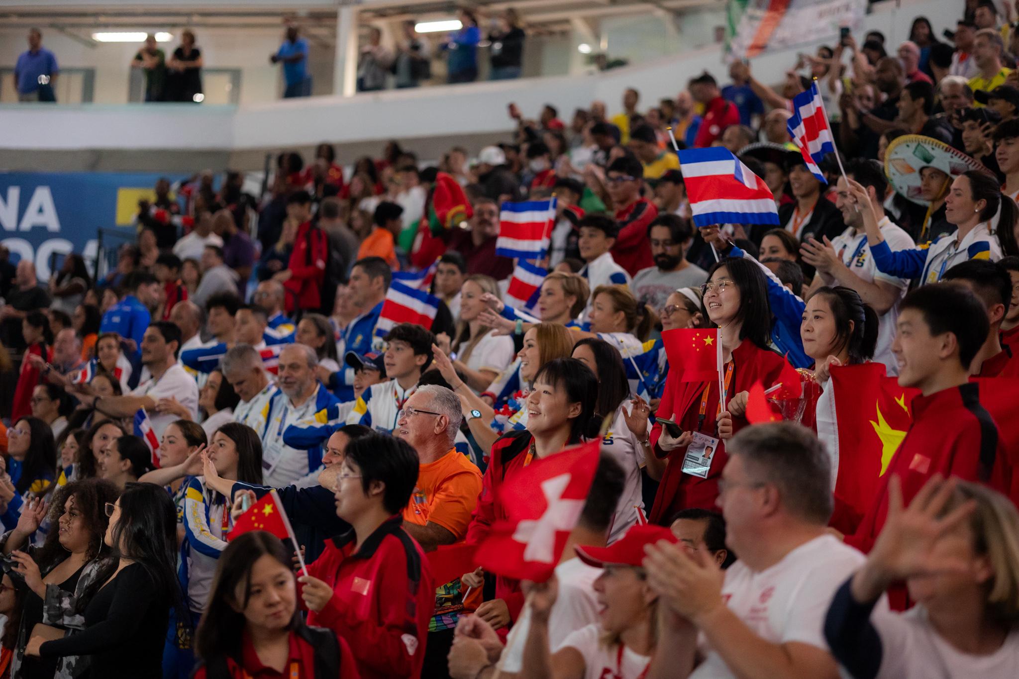 Crowd isf u15 gymnasiade 2023 brazil