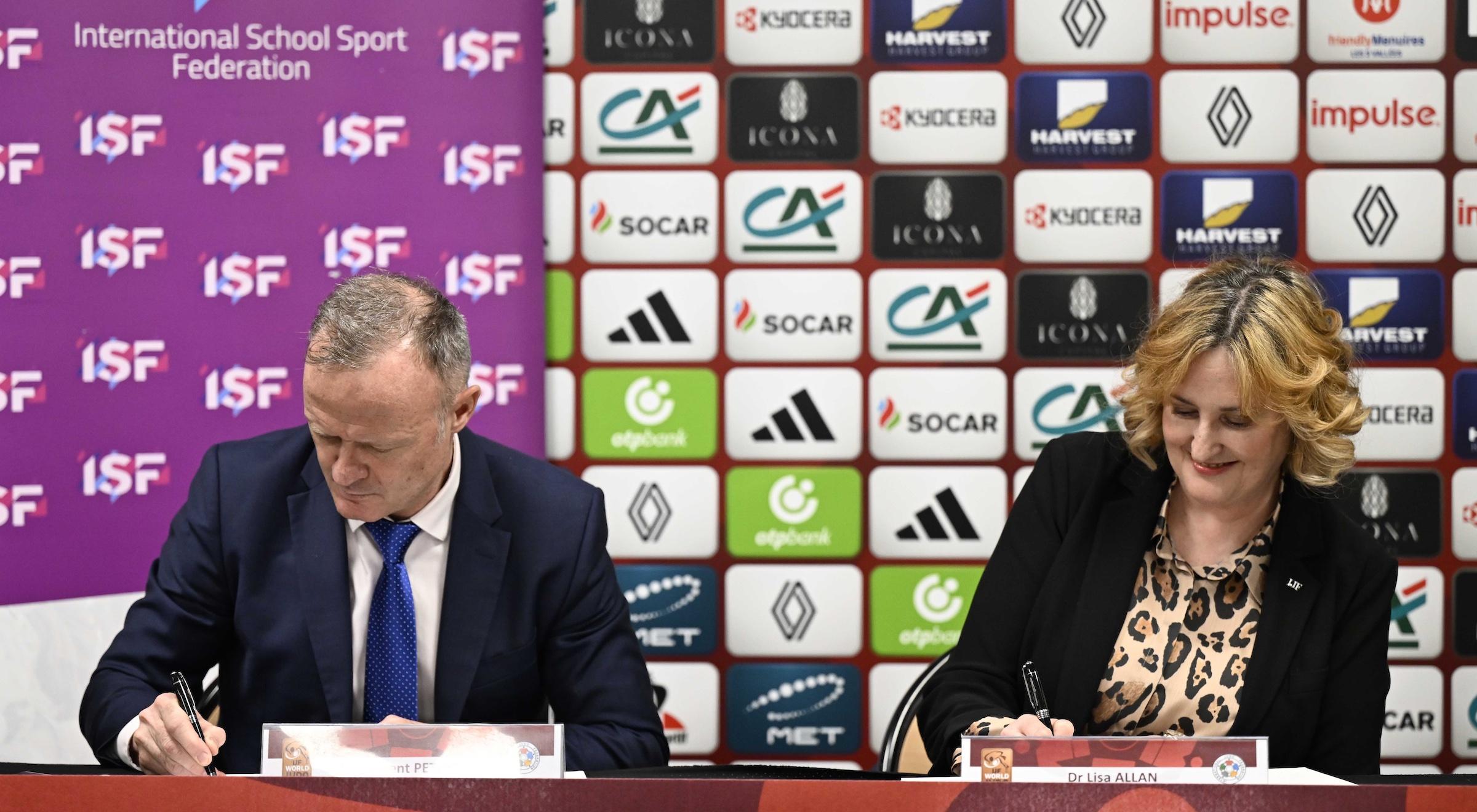 ISF President signs MOU with IJF Secretary General