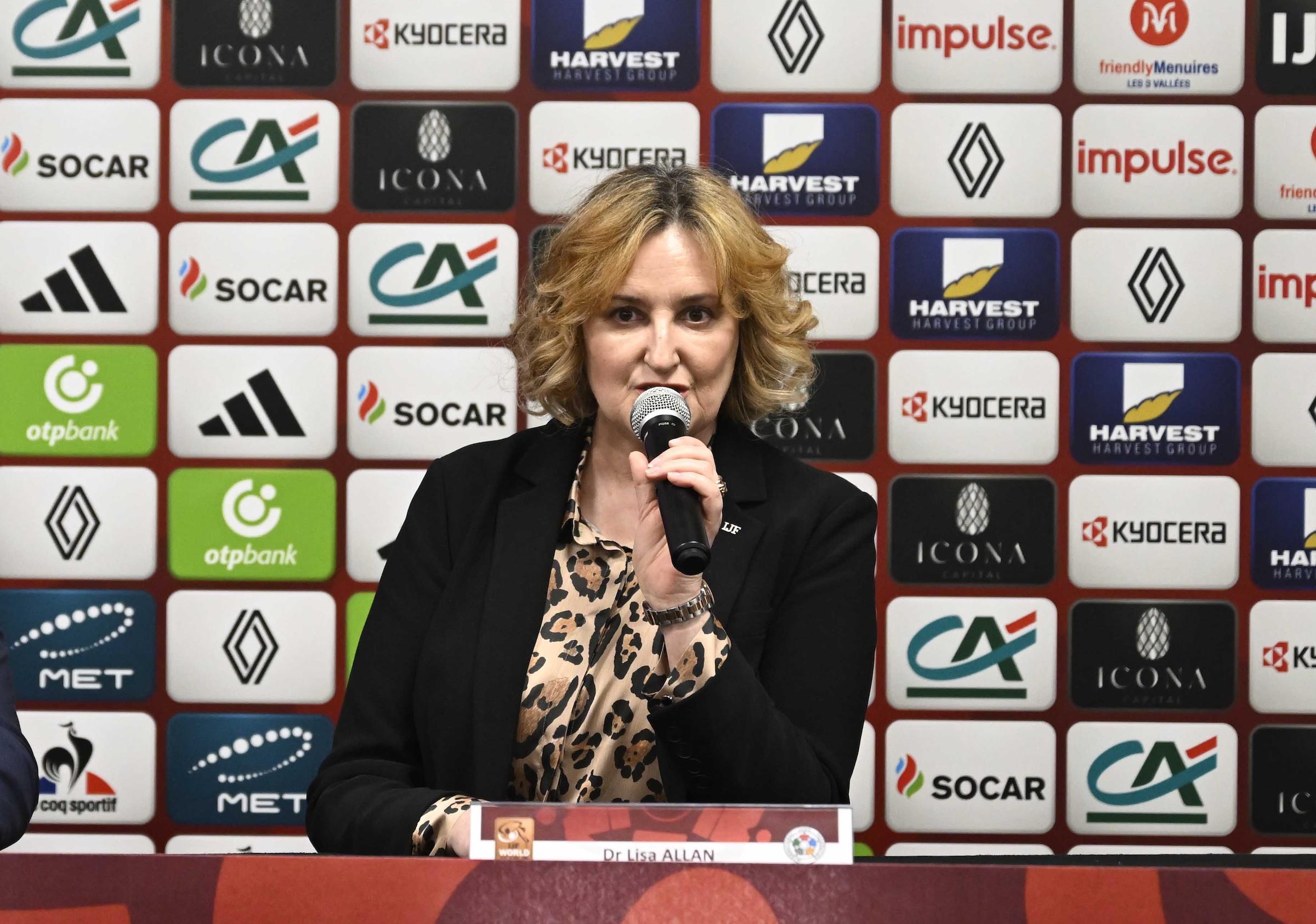 IJF Secretary General gives a speech during MOU signing ceremony