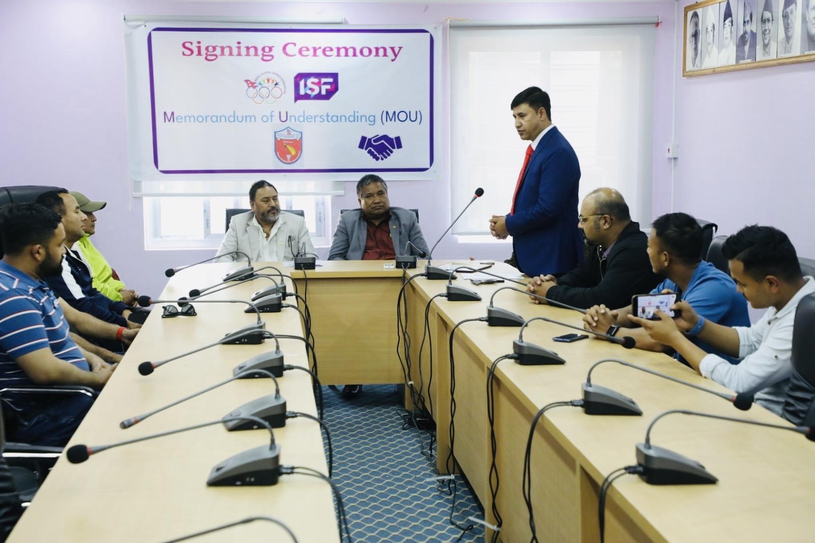 NSSF Nepal with NBA Badminton