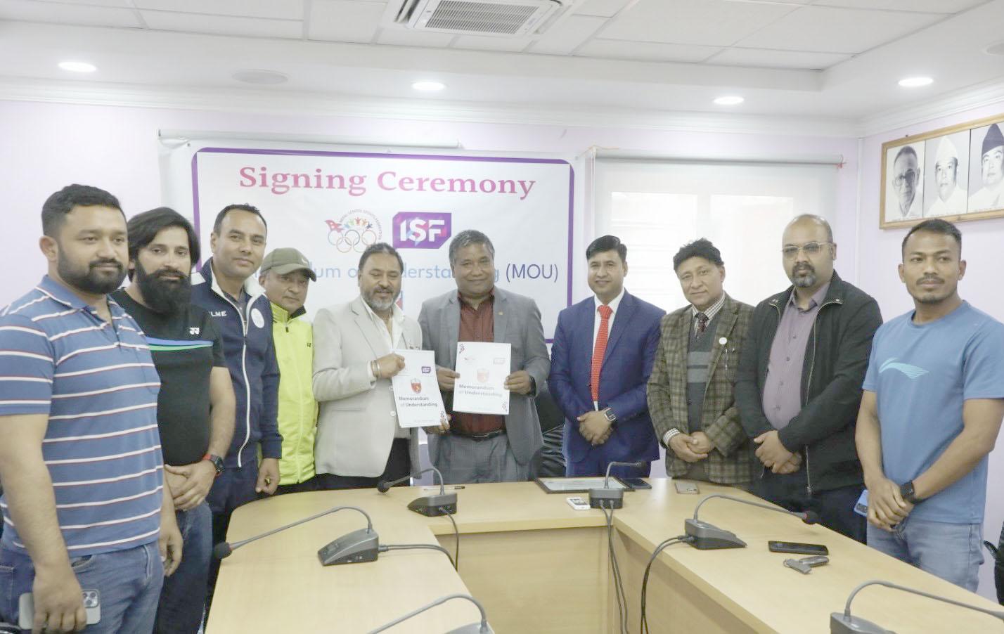 NSSF Nepal with NBA Badminton