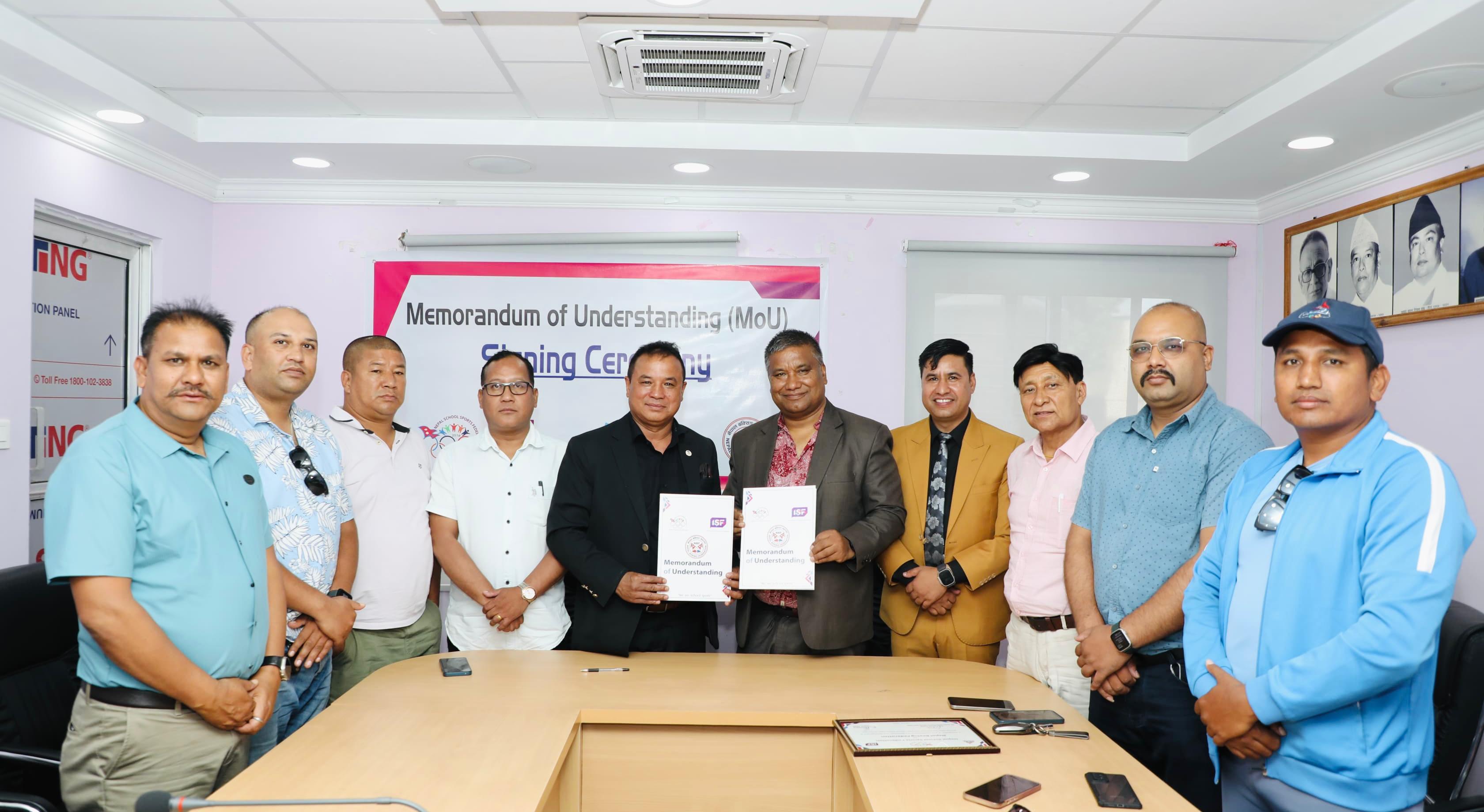 NSSF Nepal boxing Mou
