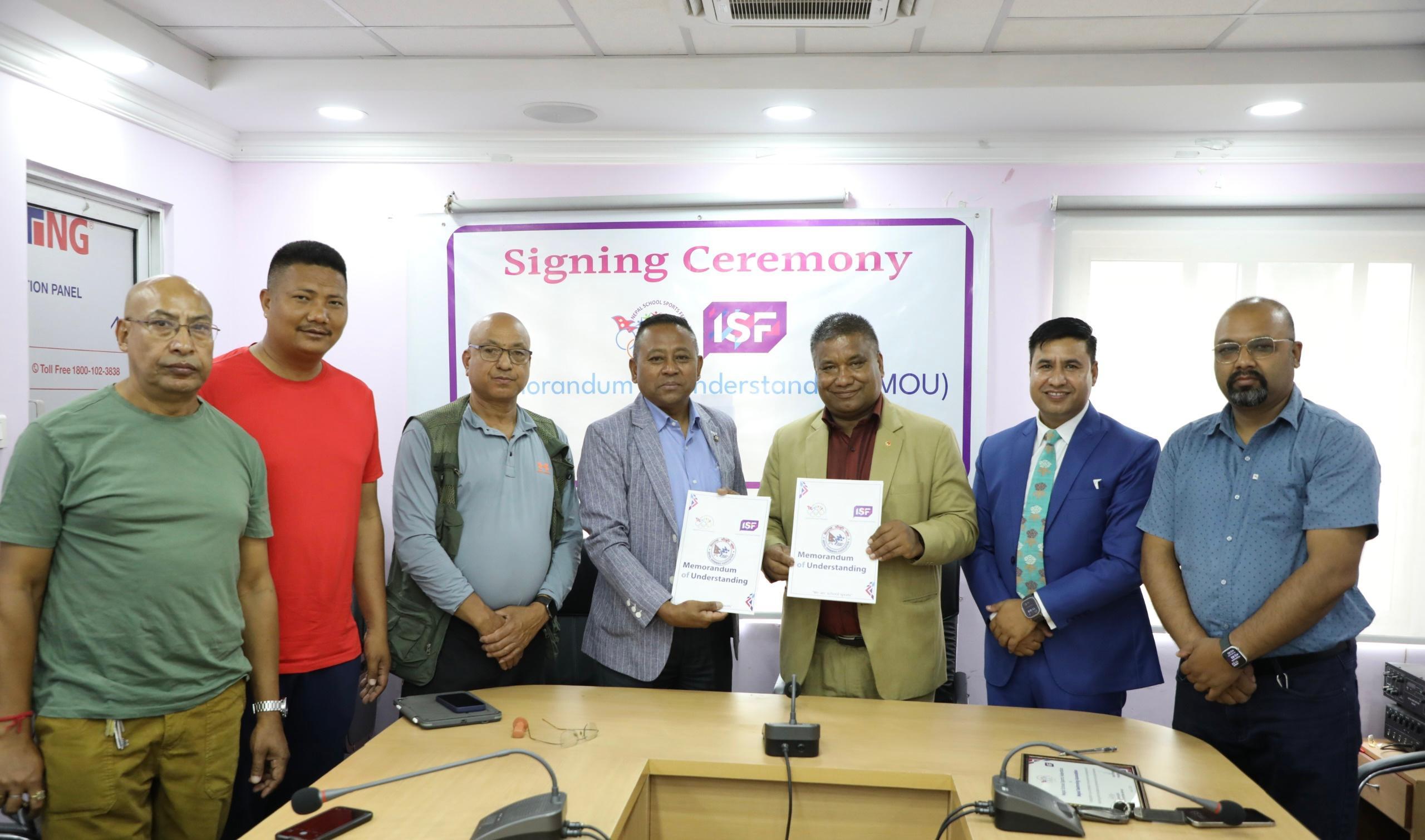 NSSF Nepal Swimming Mou