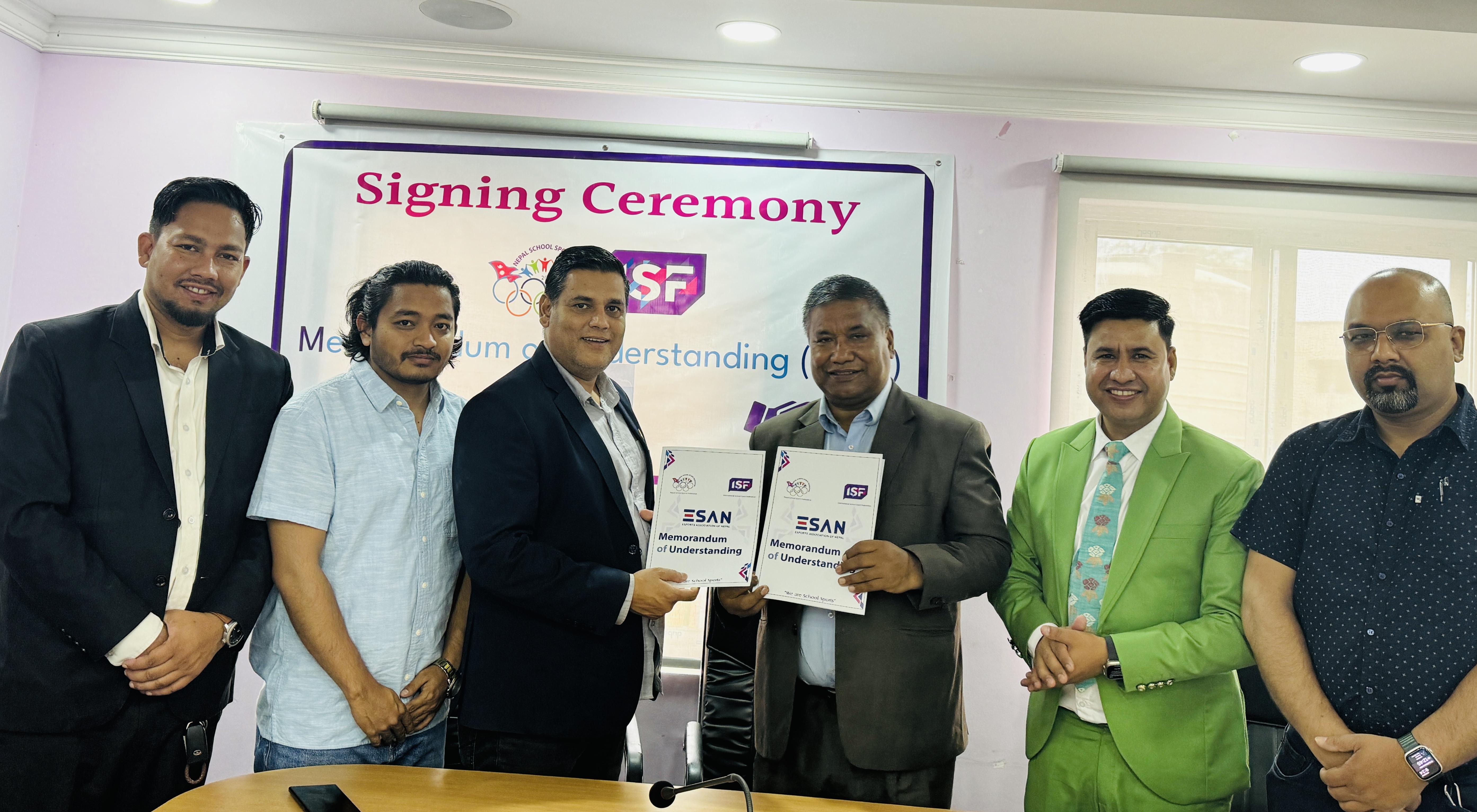 NSSF Nepal eSport Mou