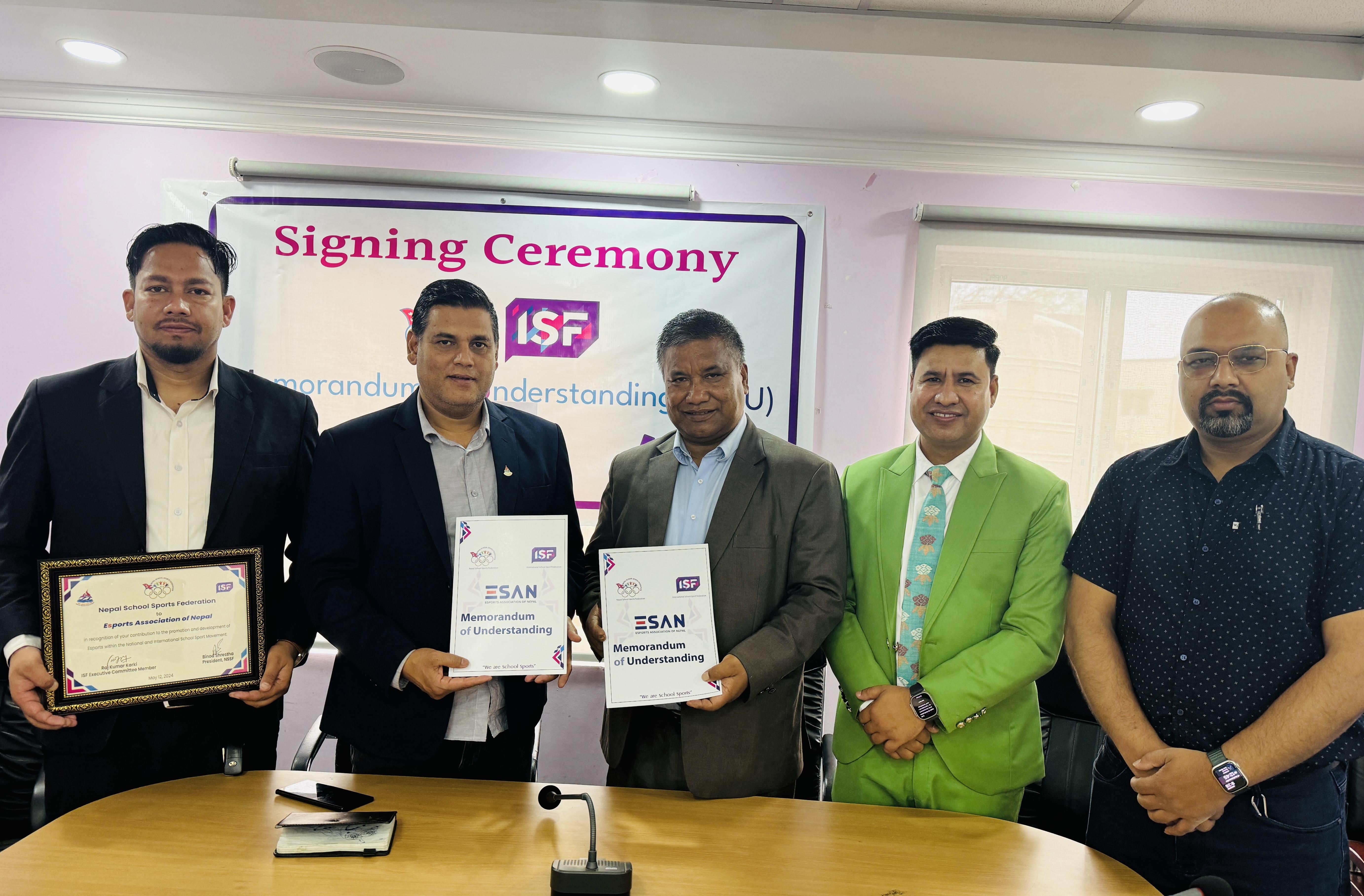 NSSF Nepal eSport Mou