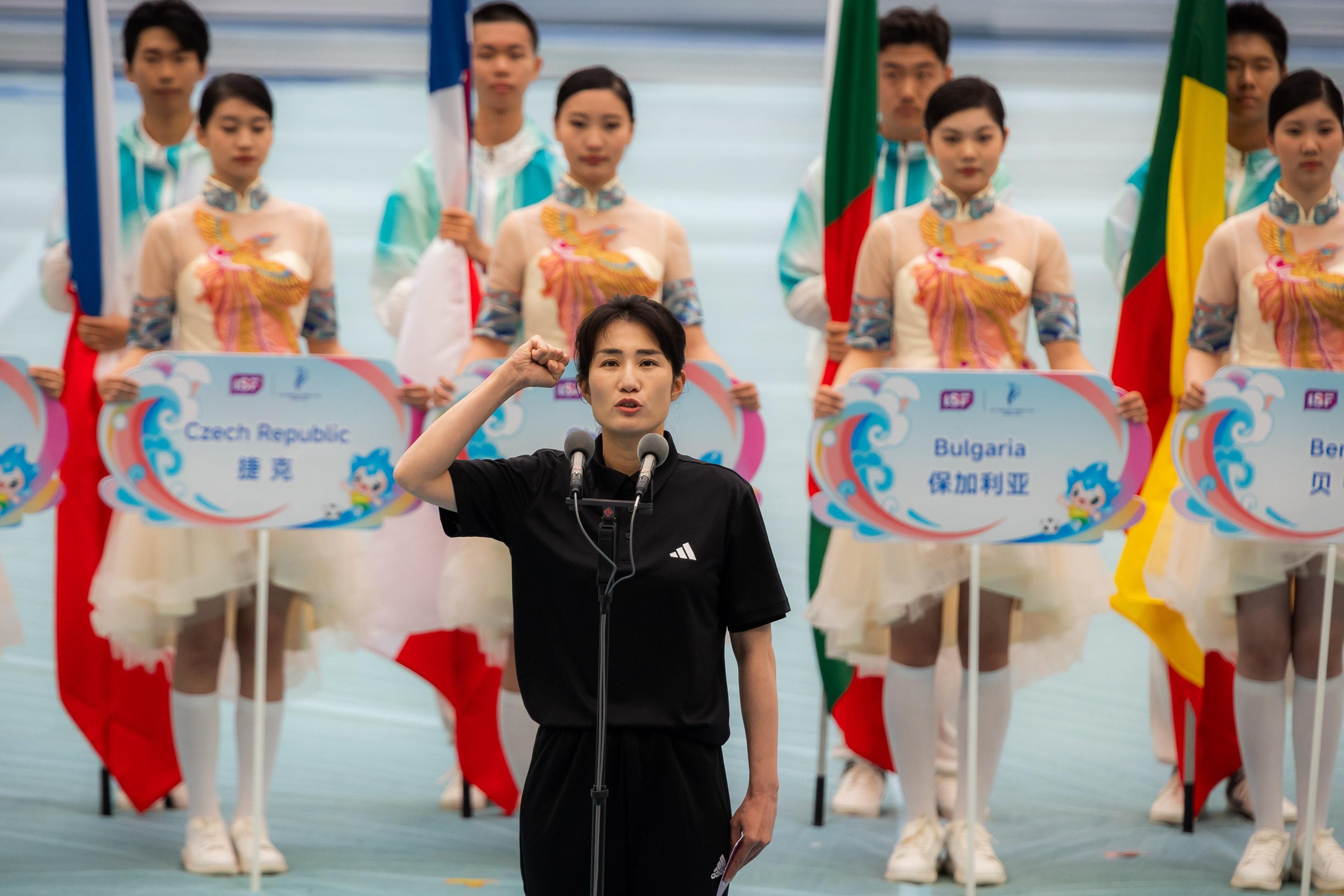 WRR67512.jpg referee's oath football world cup china 2024