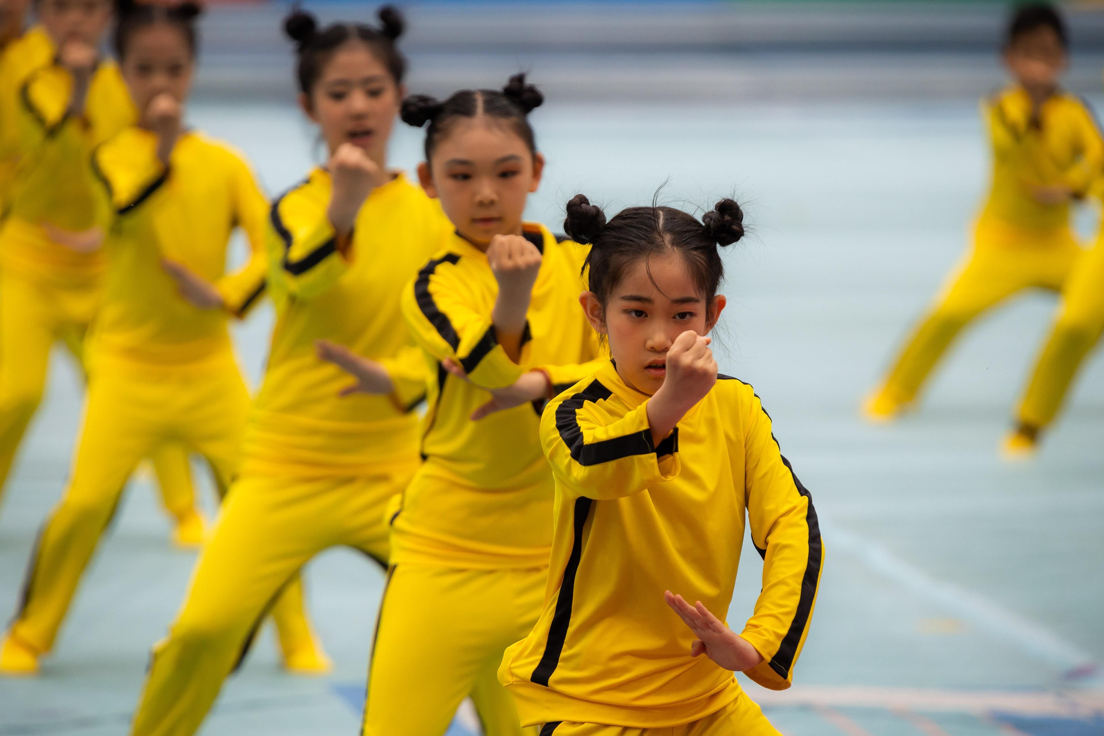 WRR67554.jpg wushu performer opening Football world cup china 2024