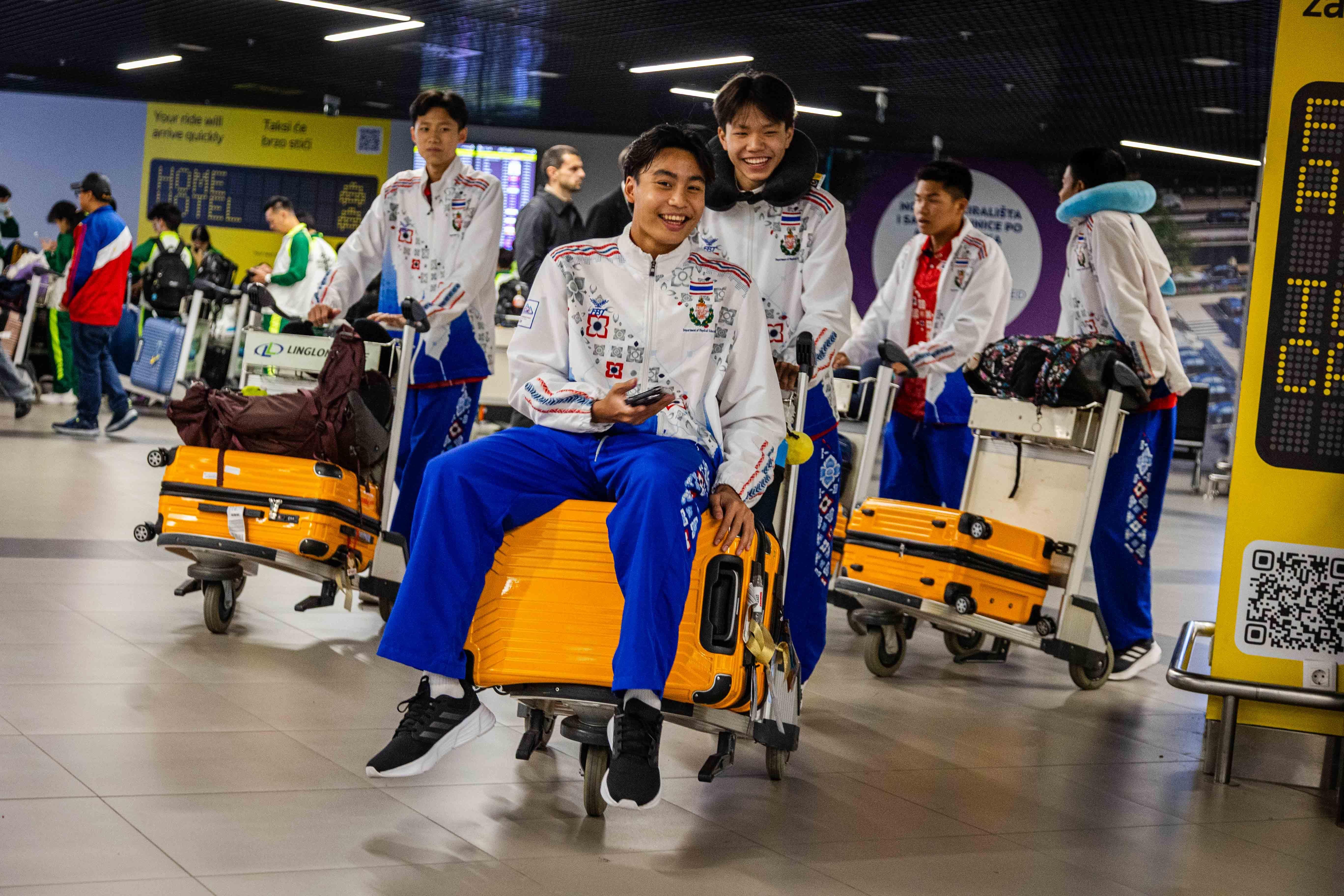 arrival zlatibor u15 gymnasiade