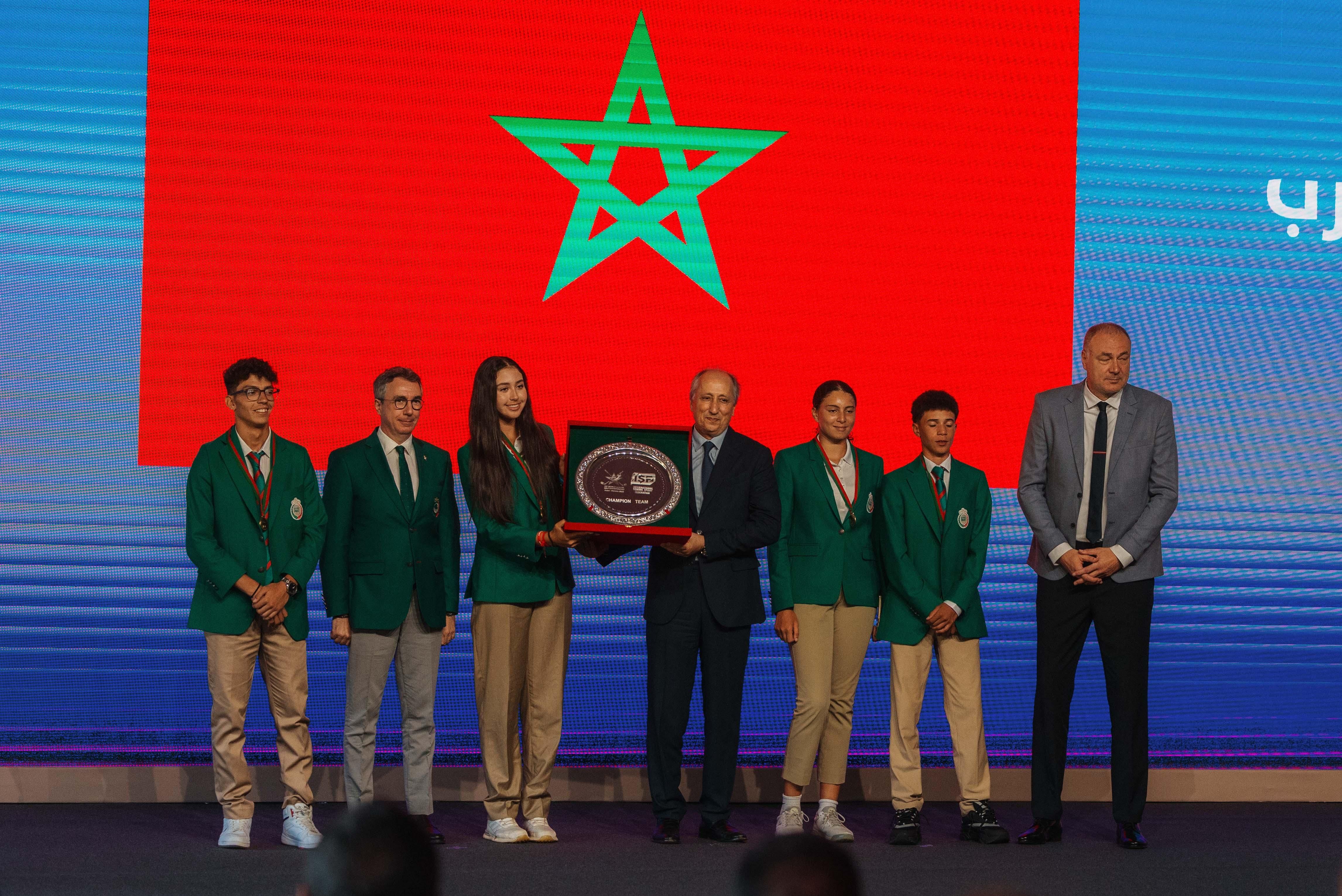 ISF WSC Golf 2025 Rabat Morocco awarding