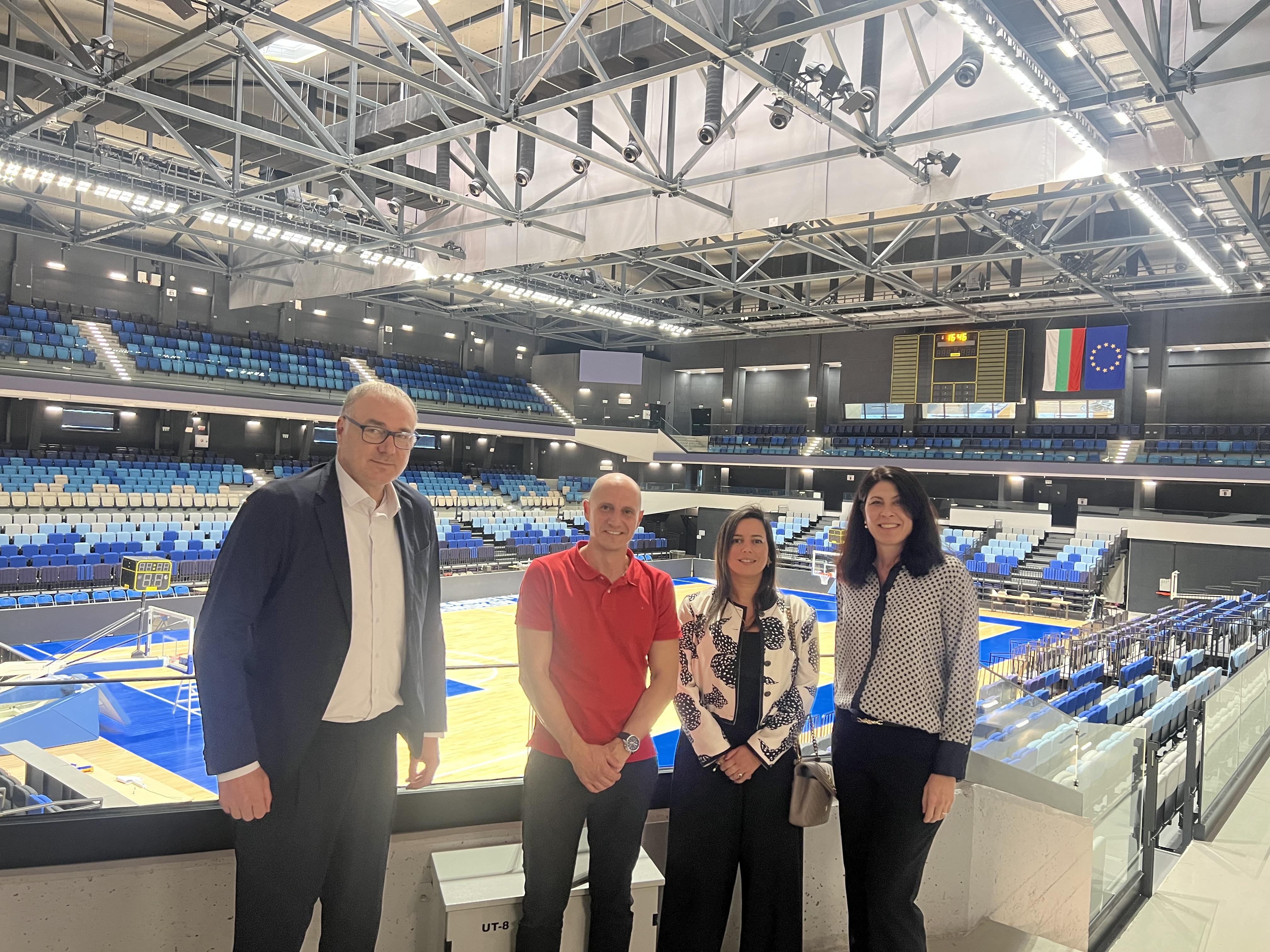 ISF President visit Vasil Levski National Sports Academy Bulgaria