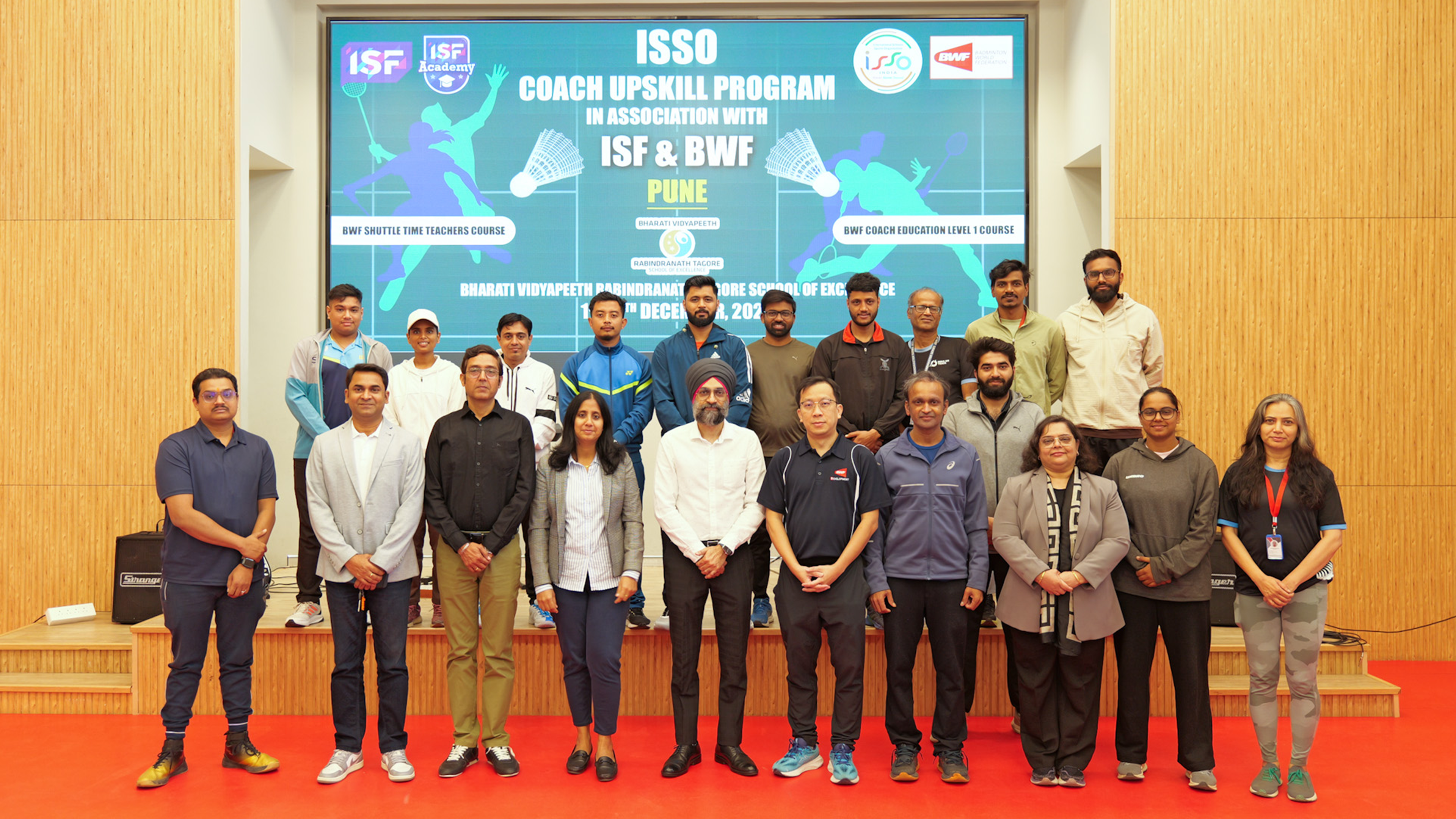 BWF ISF Badminton PE teacher training ISSO India