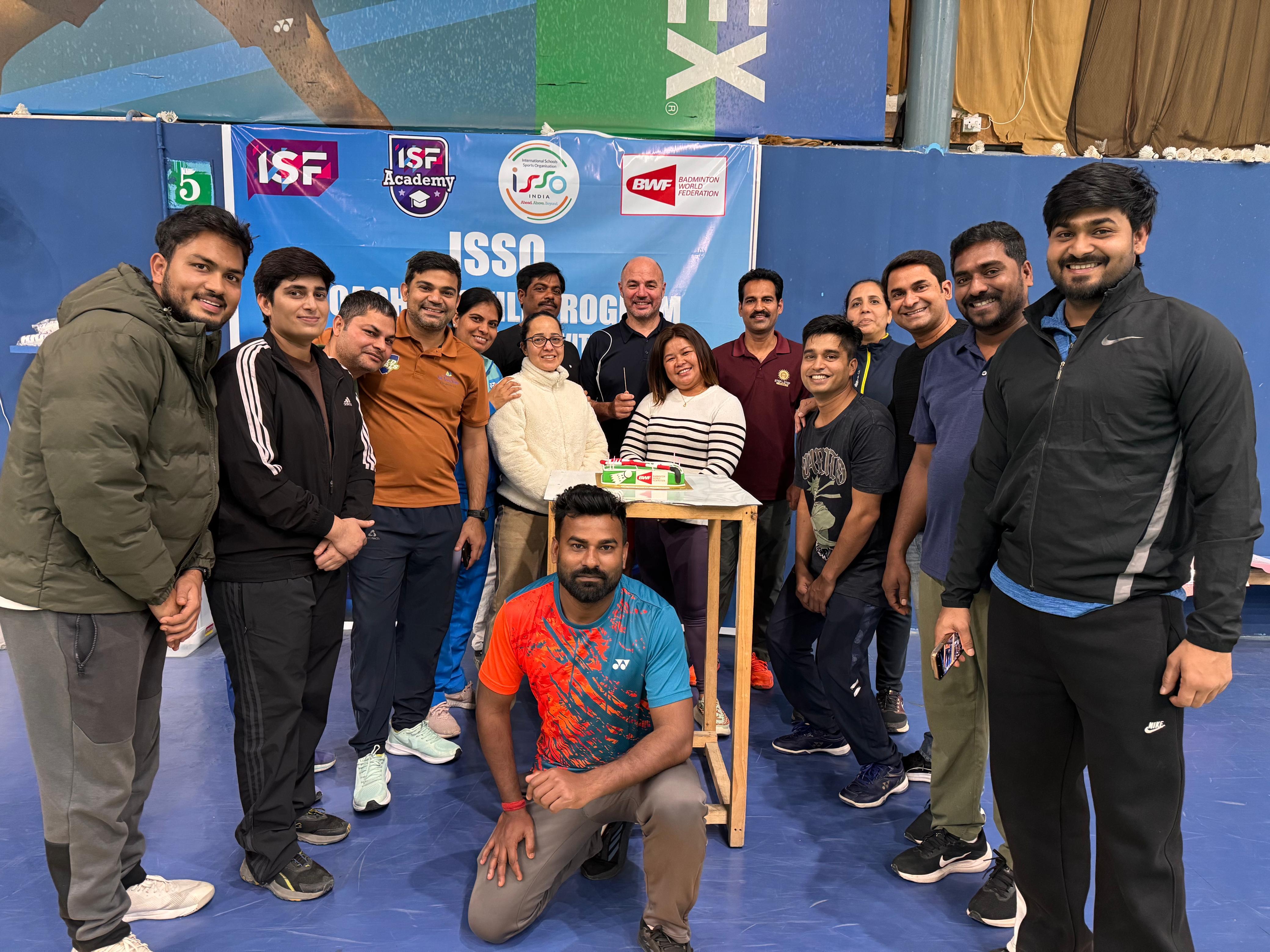 BWF ISF Badminton PE teacher training ISSO India