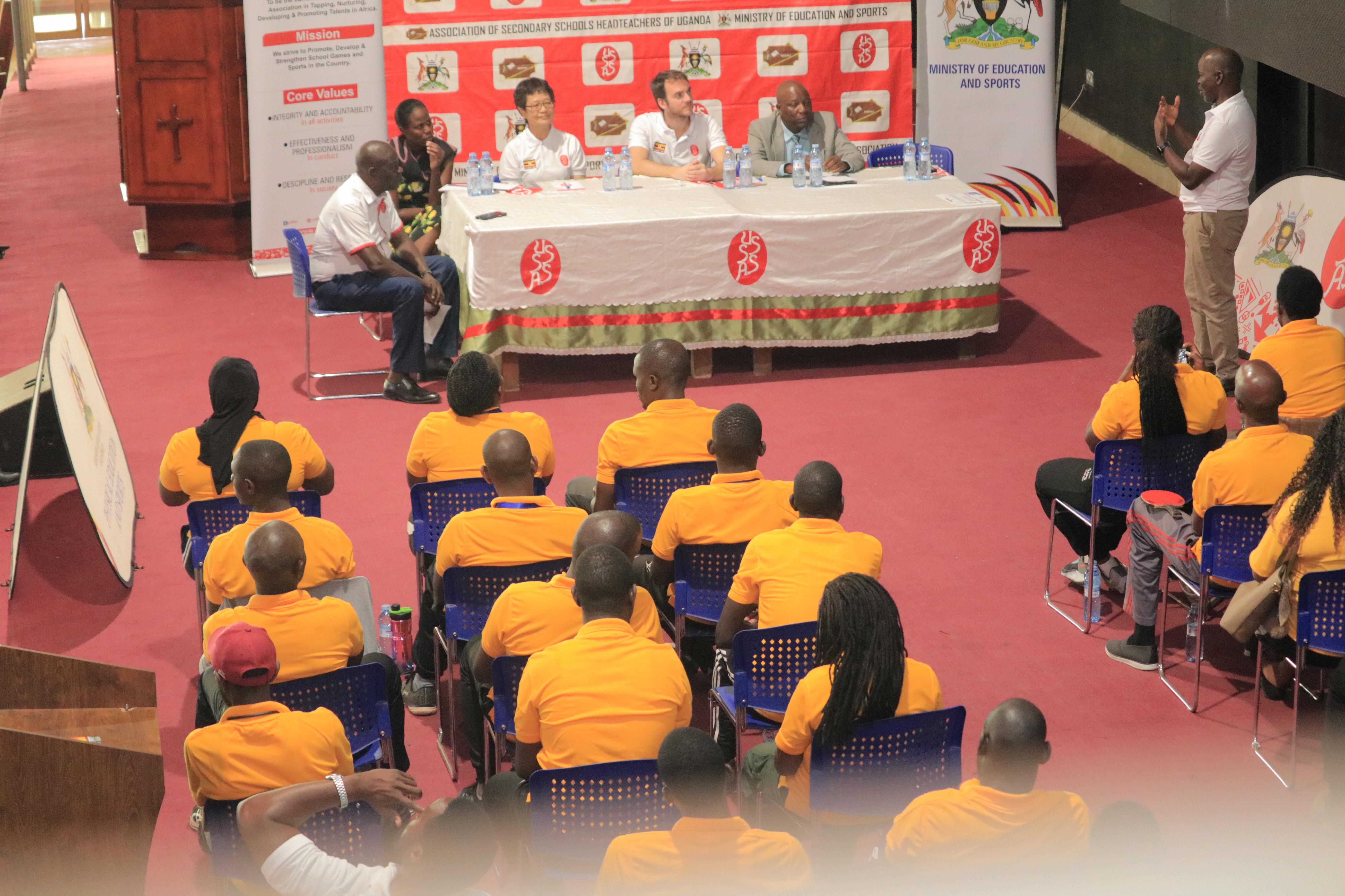 isf ittf usssa uganda table tennis pe teacher training coaching