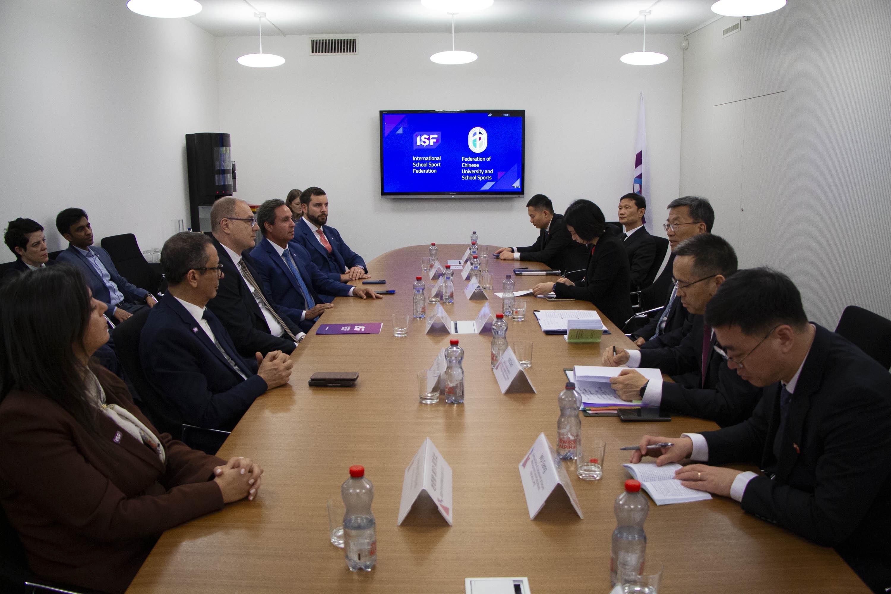 ISF President CHN Minister Education Lausanne 2026